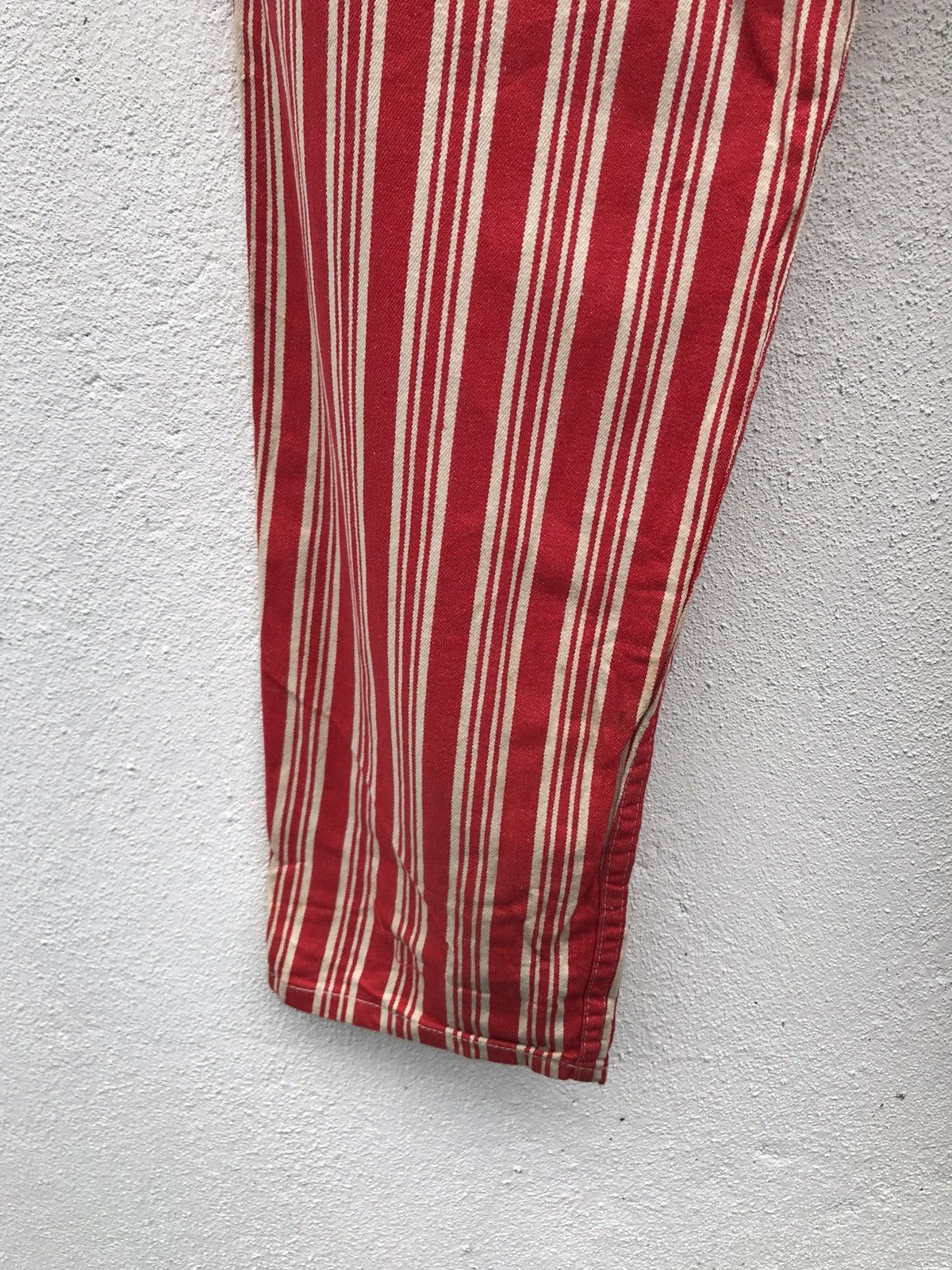 If Six Was Nine Made in France Ventilo Blue Jean Striped Pants Size US 30 / EU 46 - 9 Thumbnail