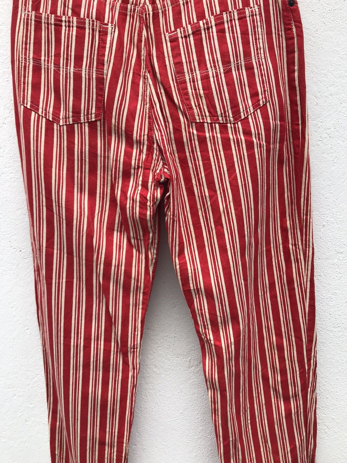 If Six Was Nine Made in France Ventilo Blue Jean Striped Pants Size US 30 / EU 46 - 8 Thumbnail