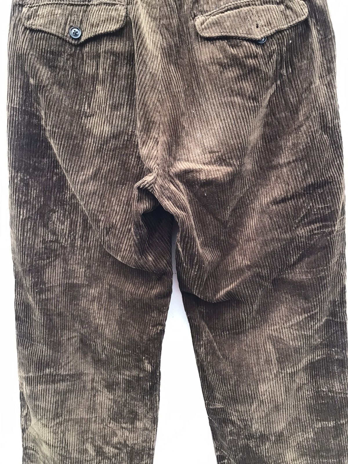 Japanese Brand Green Label Relaxing Corduroy Pants Size US 30 / EU 46 - 9 Thumbnail