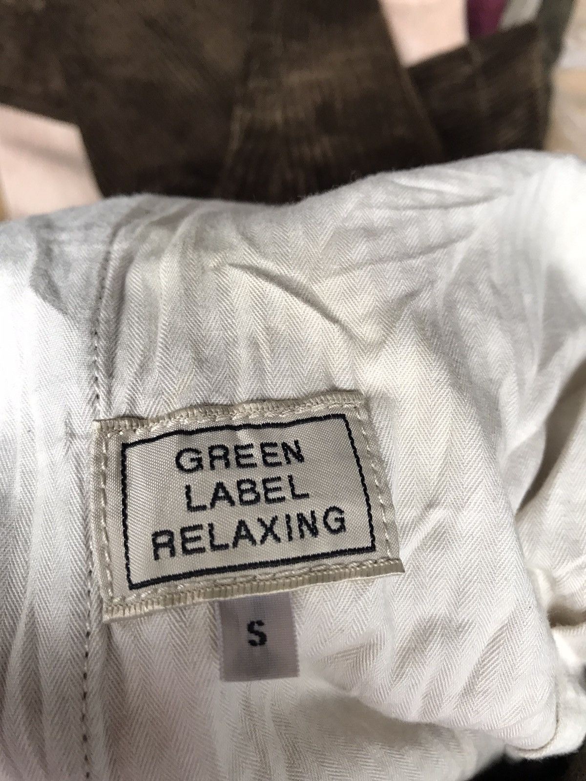 Japanese Brand Green Label Relaxing Corduroy Pants Size US 30 / EU 46 - 12 Thumbnail