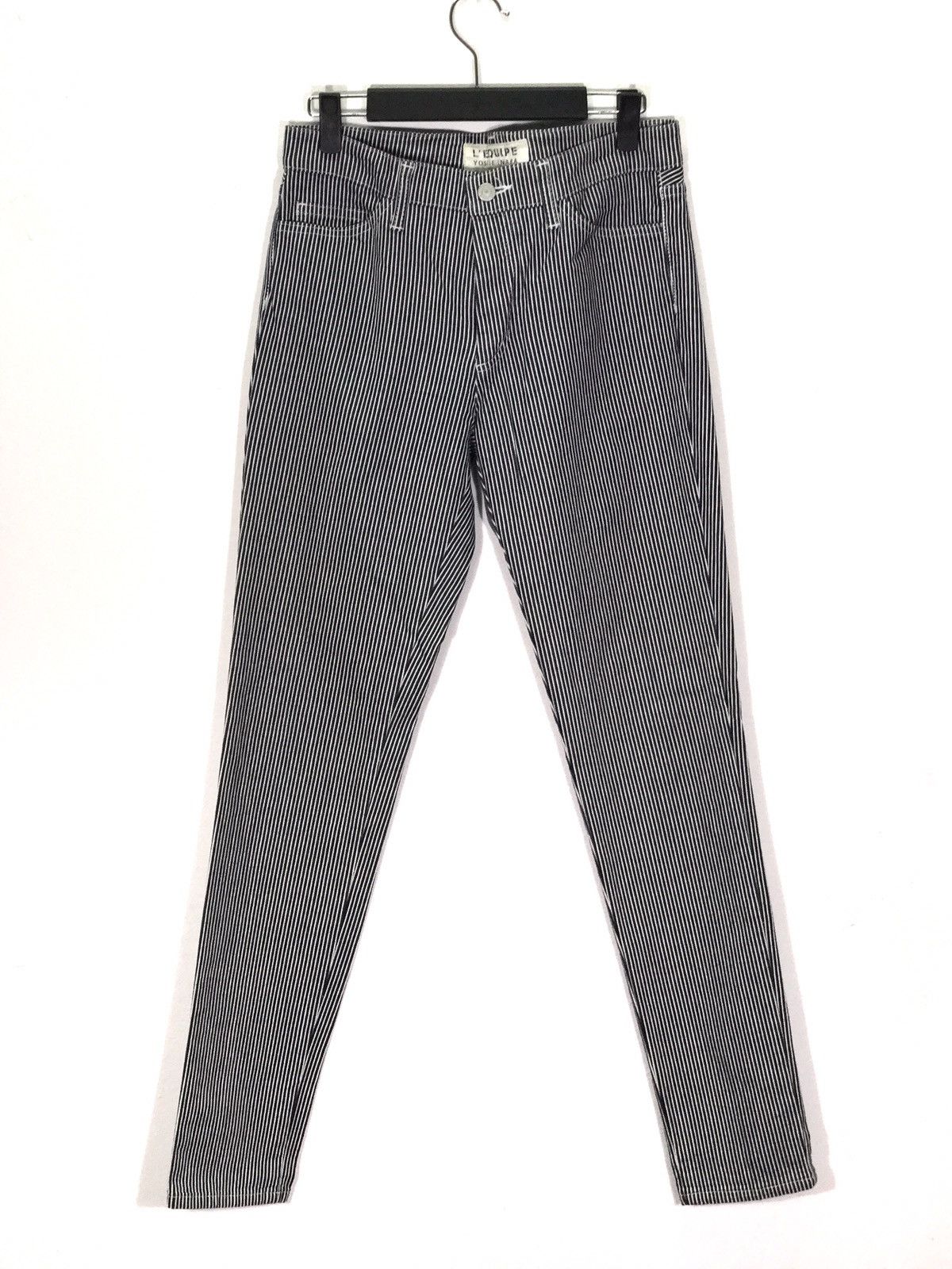 yoshie inaba L'EQUIPE Yoshie Inaba Stripe Skinny Jeans Made In Japan Size US 30 / EU 46 - 1 Thumbnail