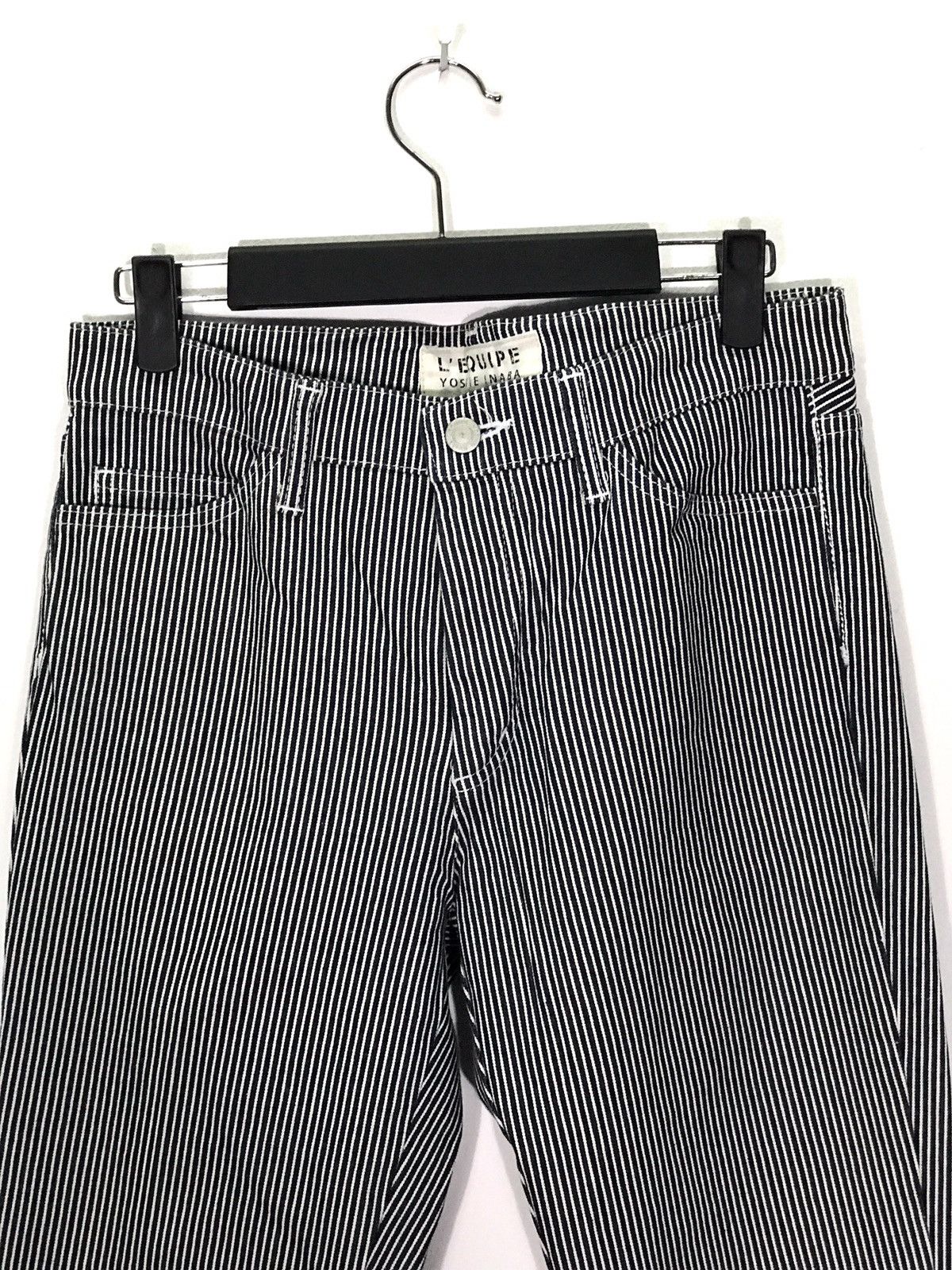 yoshie inaba L'EQUIPE Yoshie Inaba Stripe Skinny Jeans Made In Japan Size US 30 / EU 46 - 7 Thumbnail