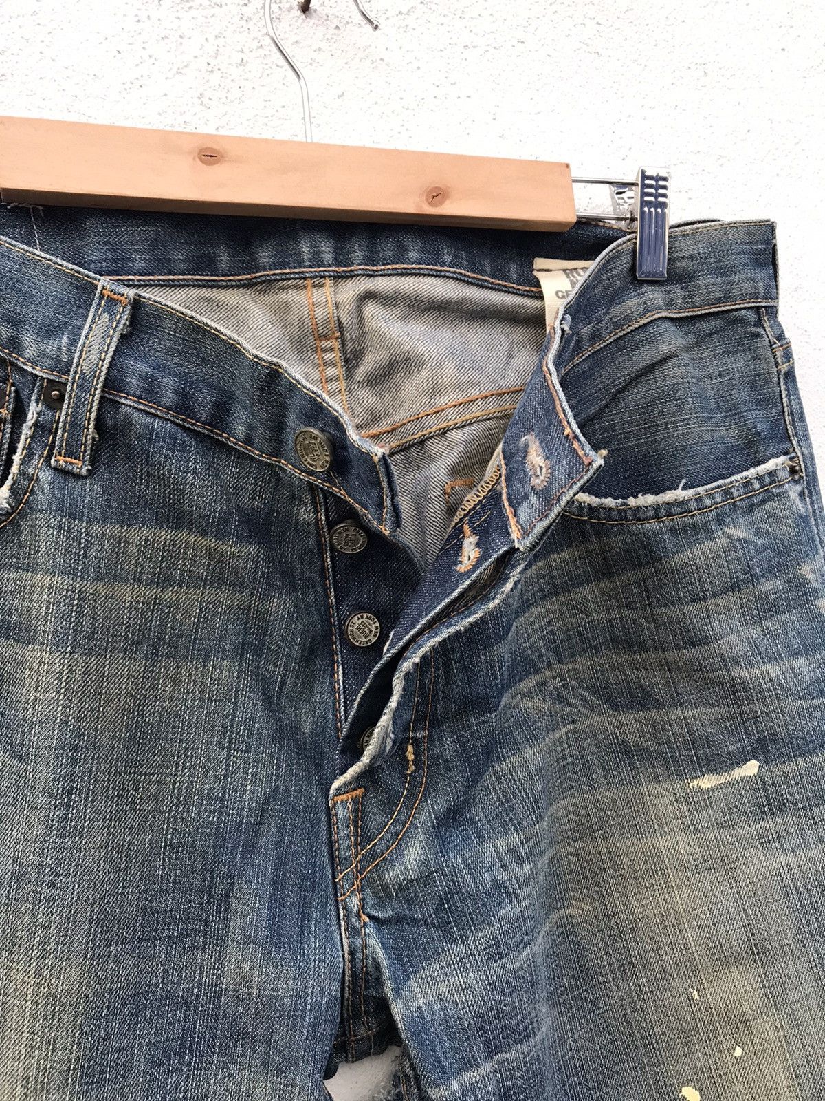 Ruehl No. 925 Ruehl No 925 VANDAM Style Distressed Denim Jeans Size US 35 - 8 Thumbnail