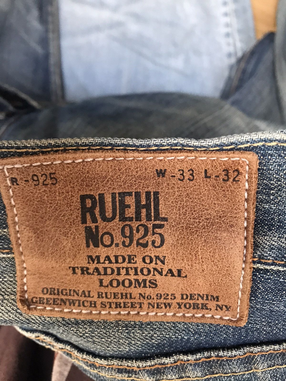 Ruehl No. 925 Ruehl No 925 VANDAM Style Distressed Denim Jeans Size US 35 - 15 Thumbnail