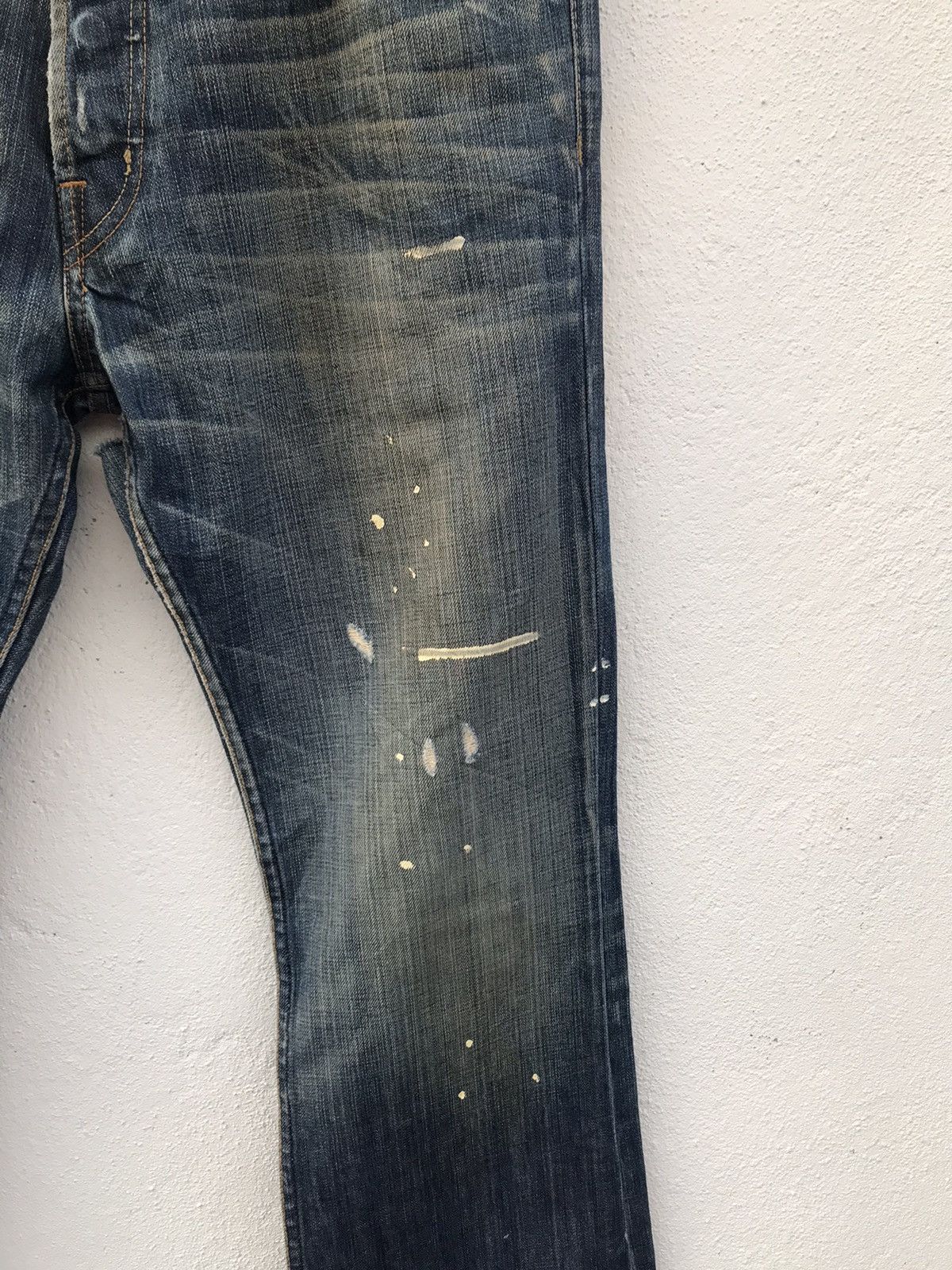 Ruehl No. 925 Ruehl No 925 VANDAM Style Distressed Denim Jeans Size US 35 - 4 Thumbnail