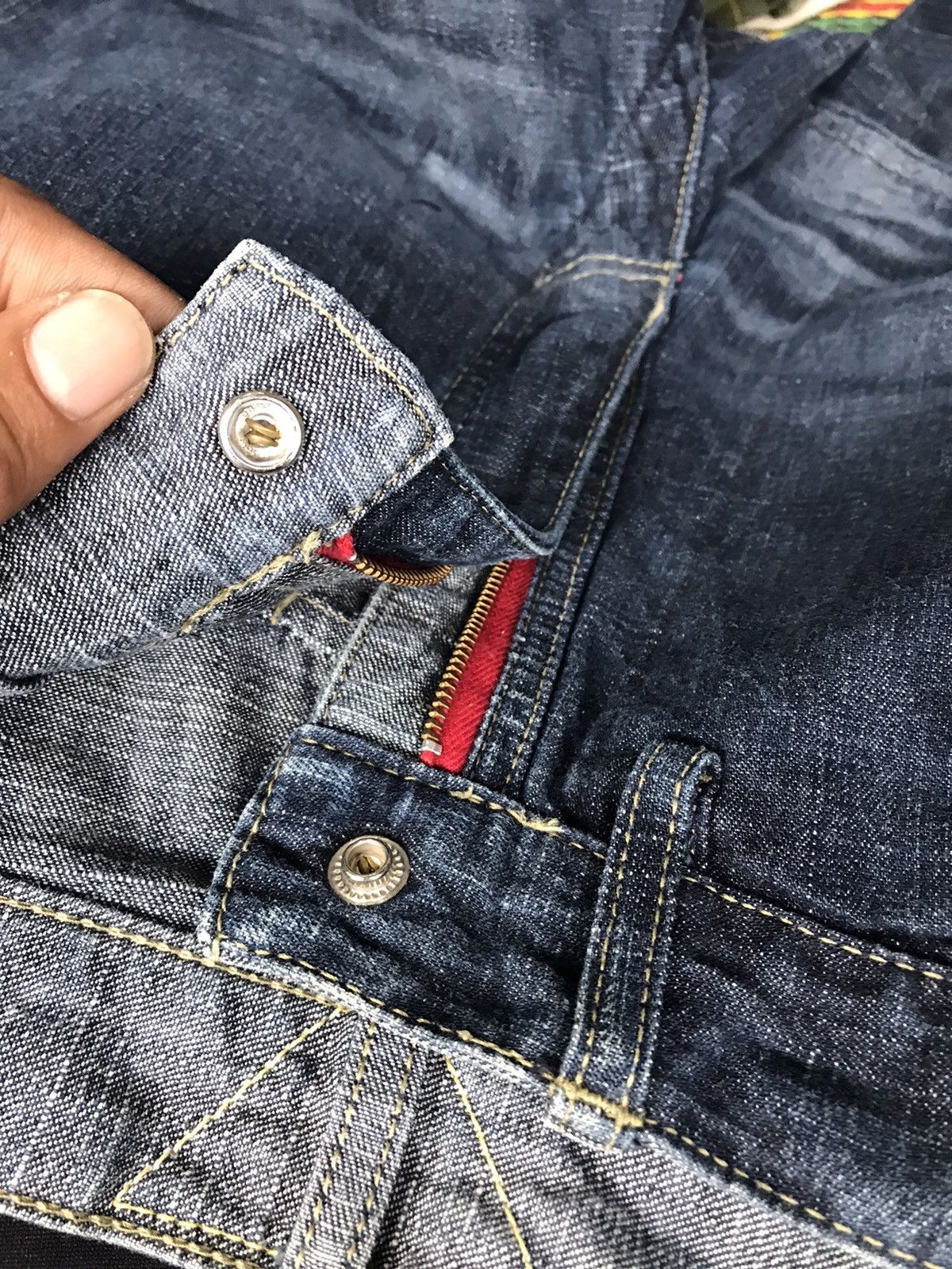 Japanese Brand Japan Brand Meltin’ Pot Reversible Denim Jeans Size US 30 / EU 46 - 18 Thumbnail