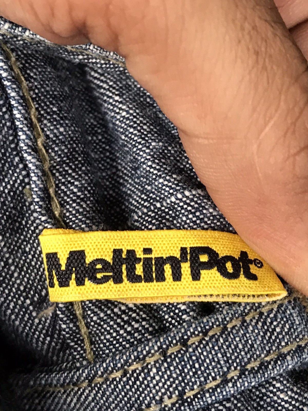 Japanese Brand Japan Brand Meltin’ Pot Reversible Denim Jeans Size US 30 / EU 46 - 20 Thumbnail