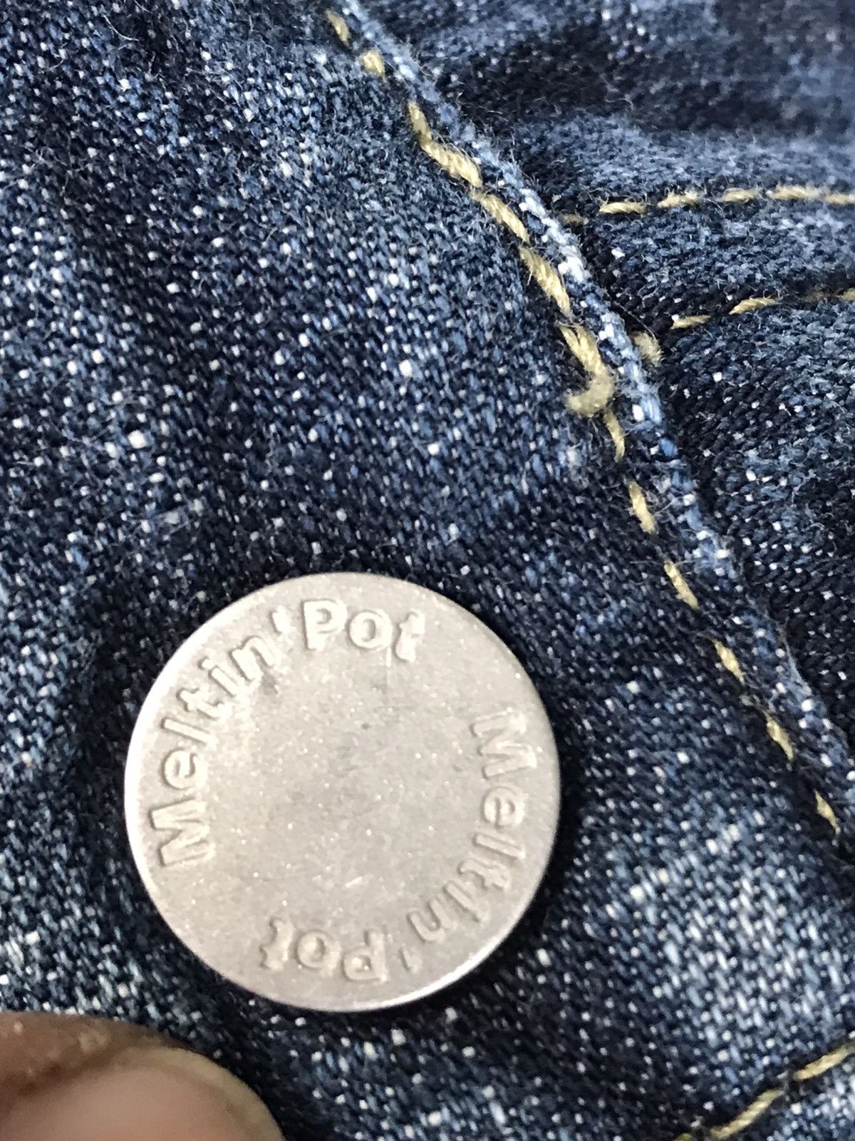 Japanese Brand Japan Brand Meltin’ Pot Reversible Denim Jeans Size US 30 / EU 46 - 19 Thumbnail