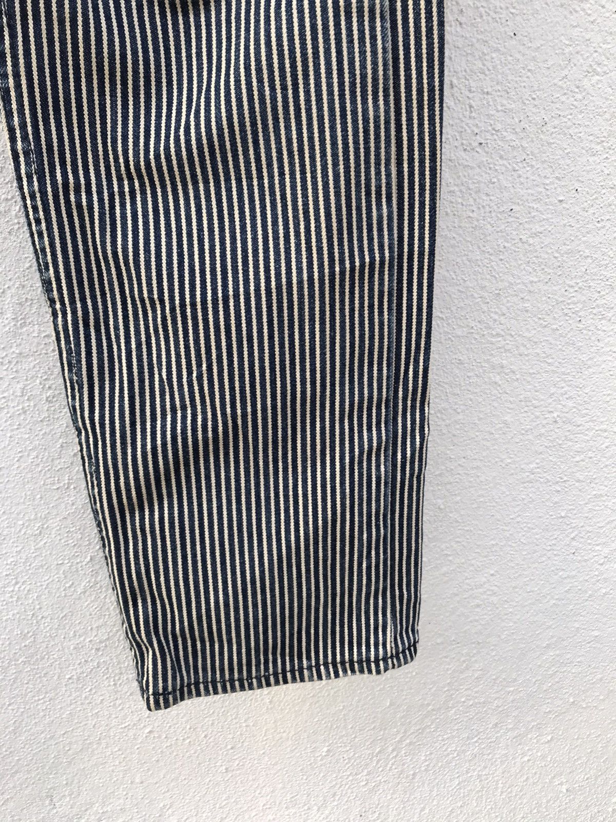 If Six Was Nine × Japanese Brand Made In Japan Cambio Hickory Striped Slim fits Jeans Size US 31 - 5 Thumbnail