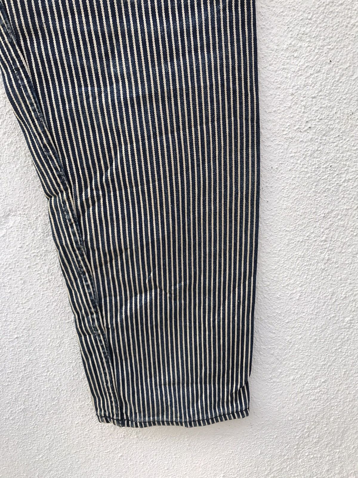 If Six Was Nine × Japanese Brand Made In Japan Cambio Hickory Striped Slim fits Jeans Size US 31 - 11 Thumbnail