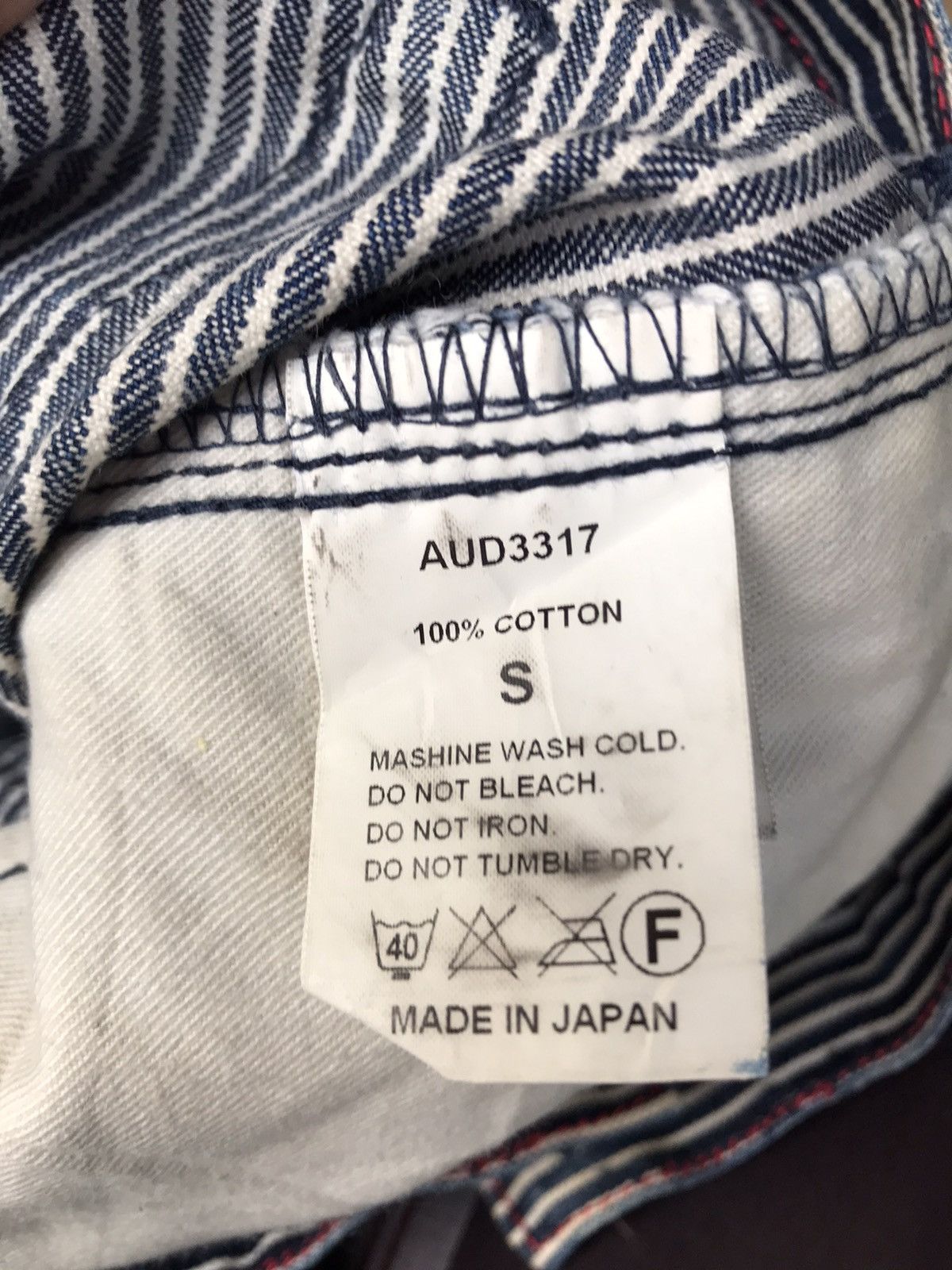 If Six Was Nine × Japanese Brand Made In Japan Cambio Hickory Striped Slim fits Jeans Size US 31 - 13 Thumbnail