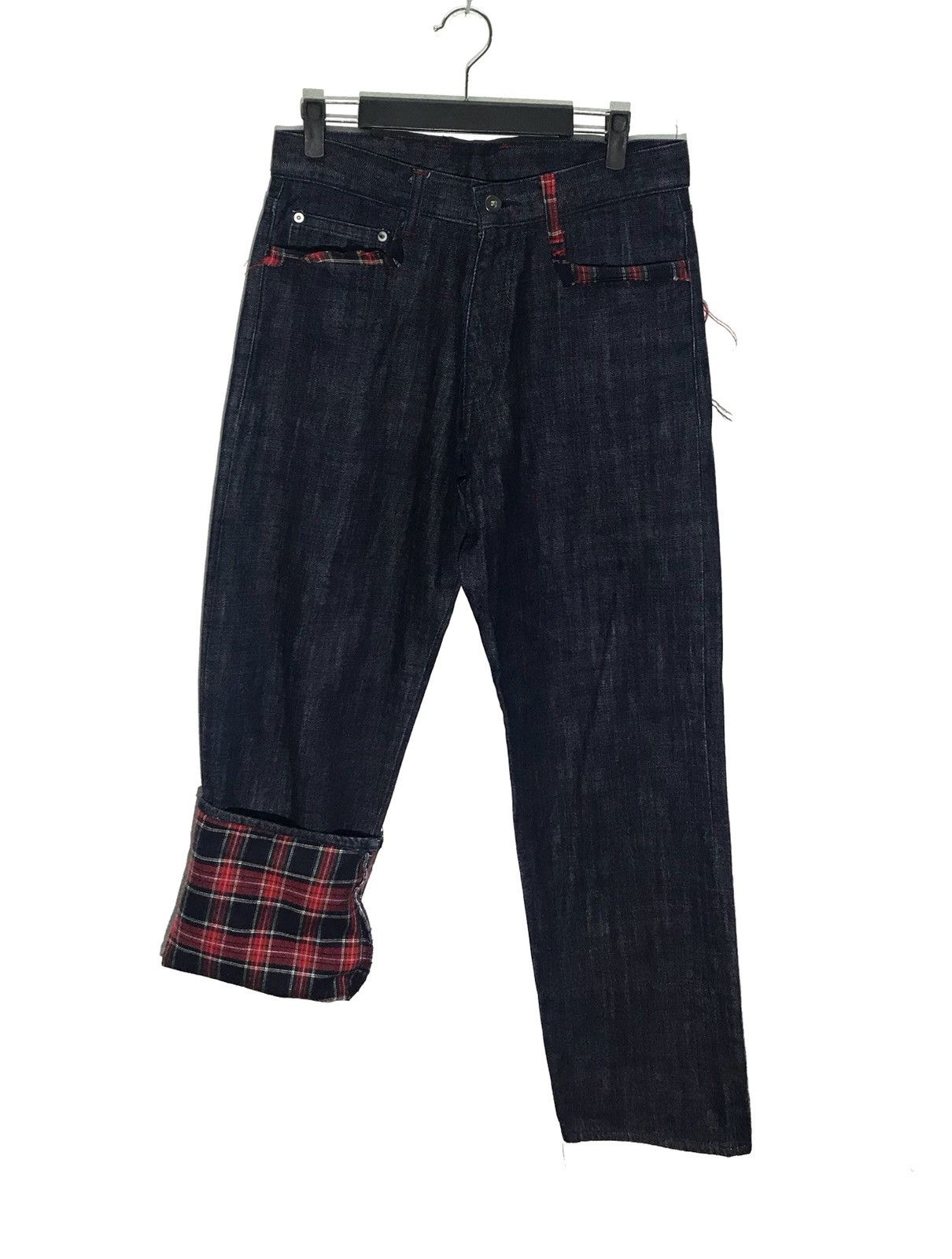 If Six Was Nine × Japanese Brand Rocket Saddles Patchwork Design Denim Jeans Made In Japan Size US 30 / EU 46 - 1 Thumbnail