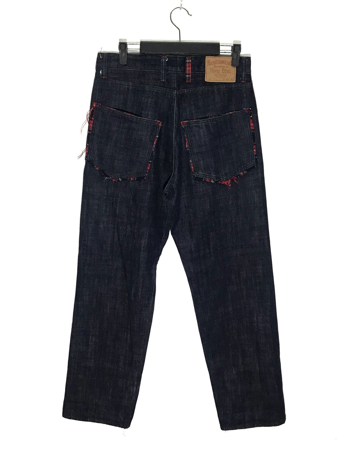 If Six Was Nine × Japanese Brand Rocket Saddles Patchwork Design Denim Jeans Made In Japan Size US 30 / EU 46 - 2 Thumbnail