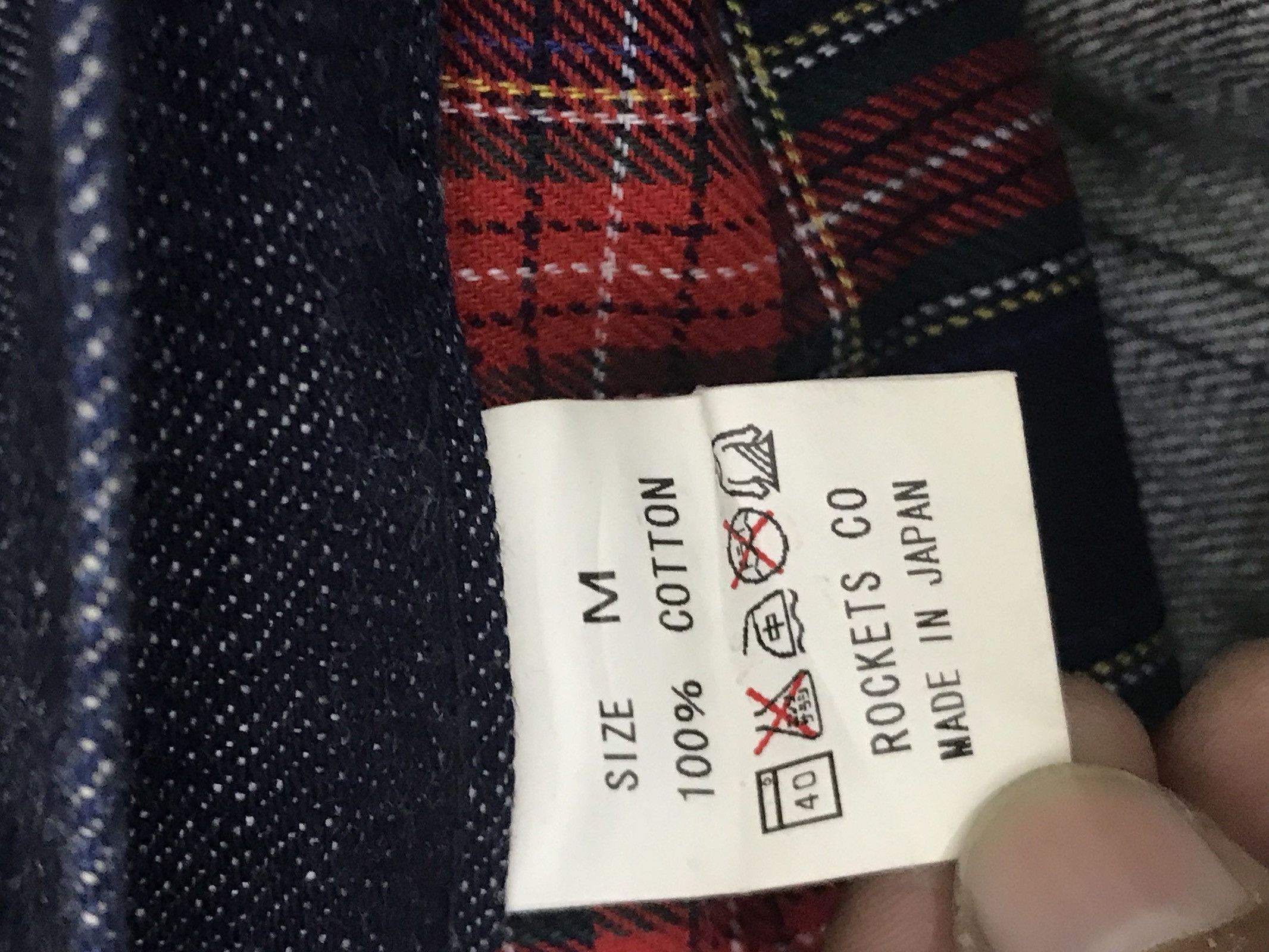 If Six Was Nine × Japanese Brand Rocket Saddles Patchwork Design Denim Jeans Made In Japan Size US 30 / EU 46 - 8 Thumbnail