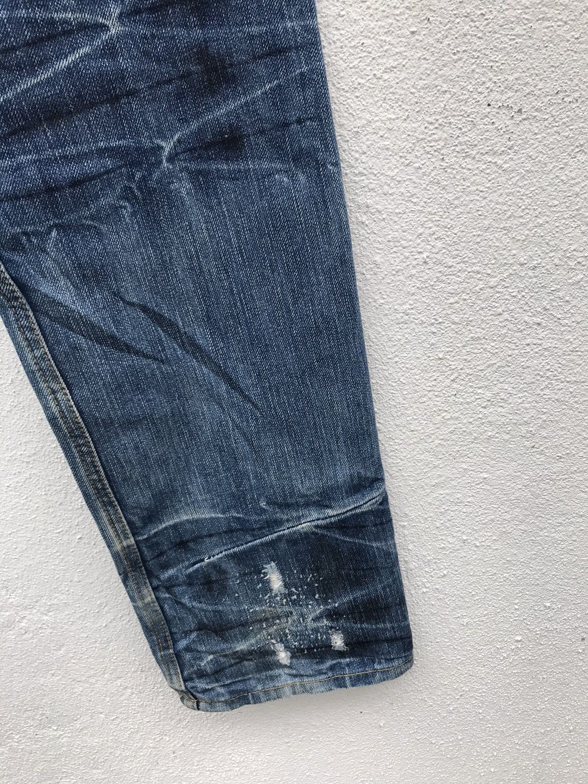 Japanese Brand Heritage Stone Distressed Denim Jeans Size US 32 / EU 48 - 15 Thumbnail