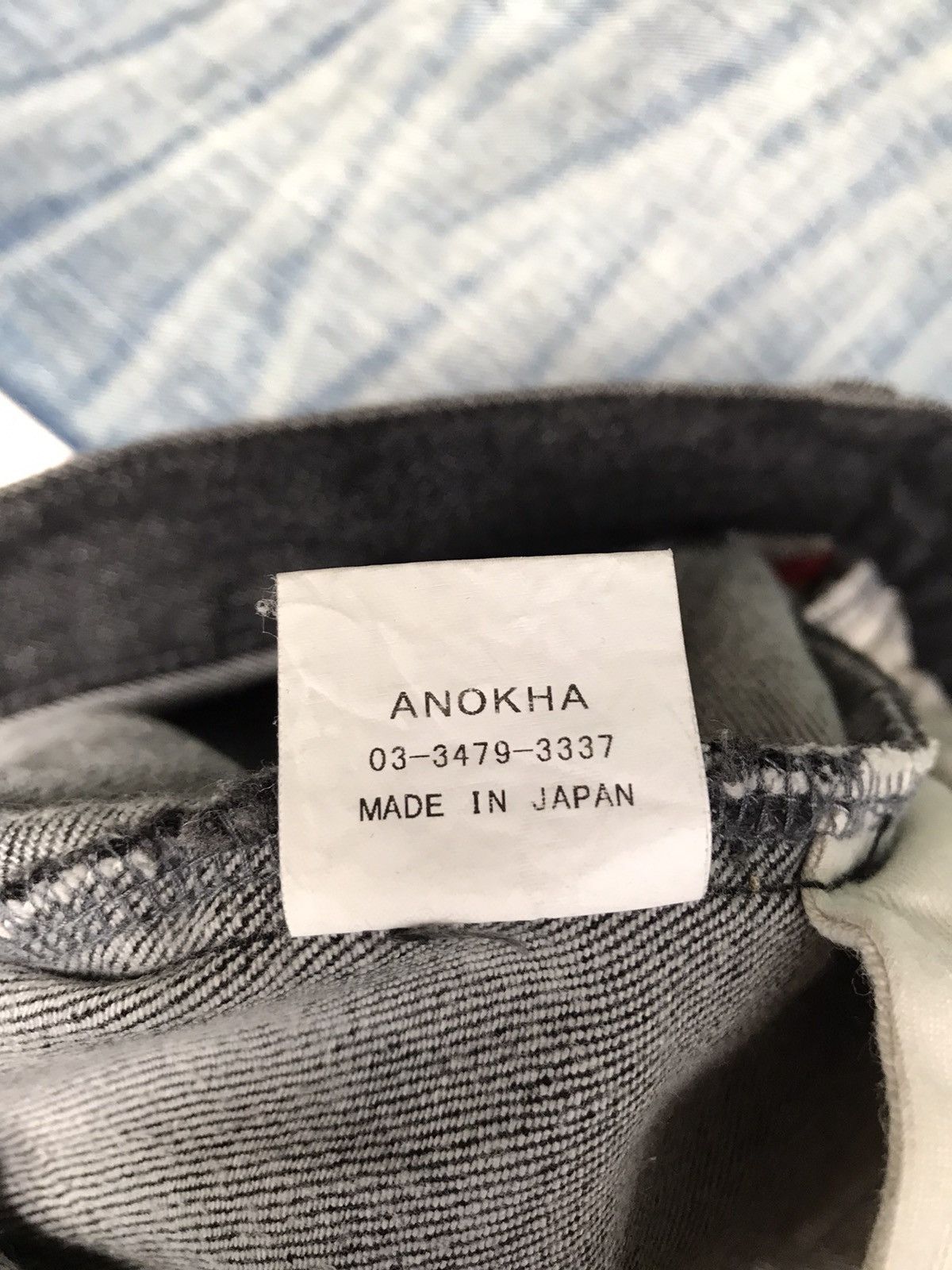 Japanese Brand Made In Japan Anokha Denim Jeans Size US 36 / EU 52 - 16 Thumbnail