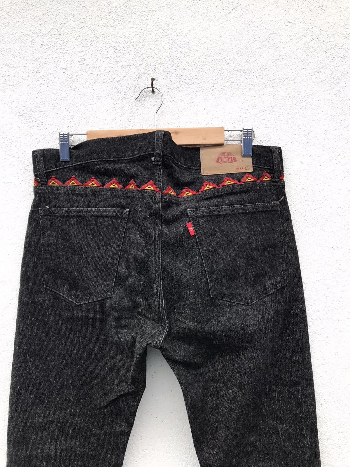 Japanese Brand Made In Japan Anokha Denim Jeans Size US 36 / EU 52 - 8 Thumbnail