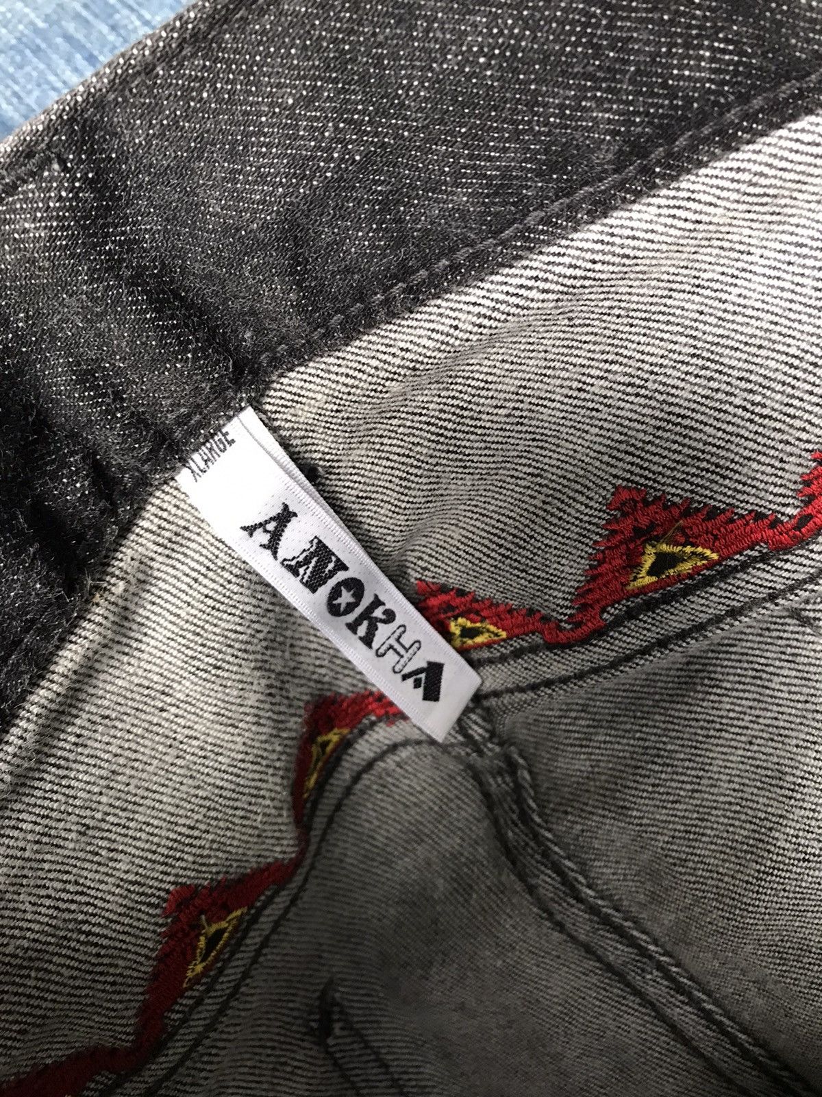 Japanese Brand Made In Japan Anokha Denim Jeans Size US 36 / EU 52 - 14 Thumbnail