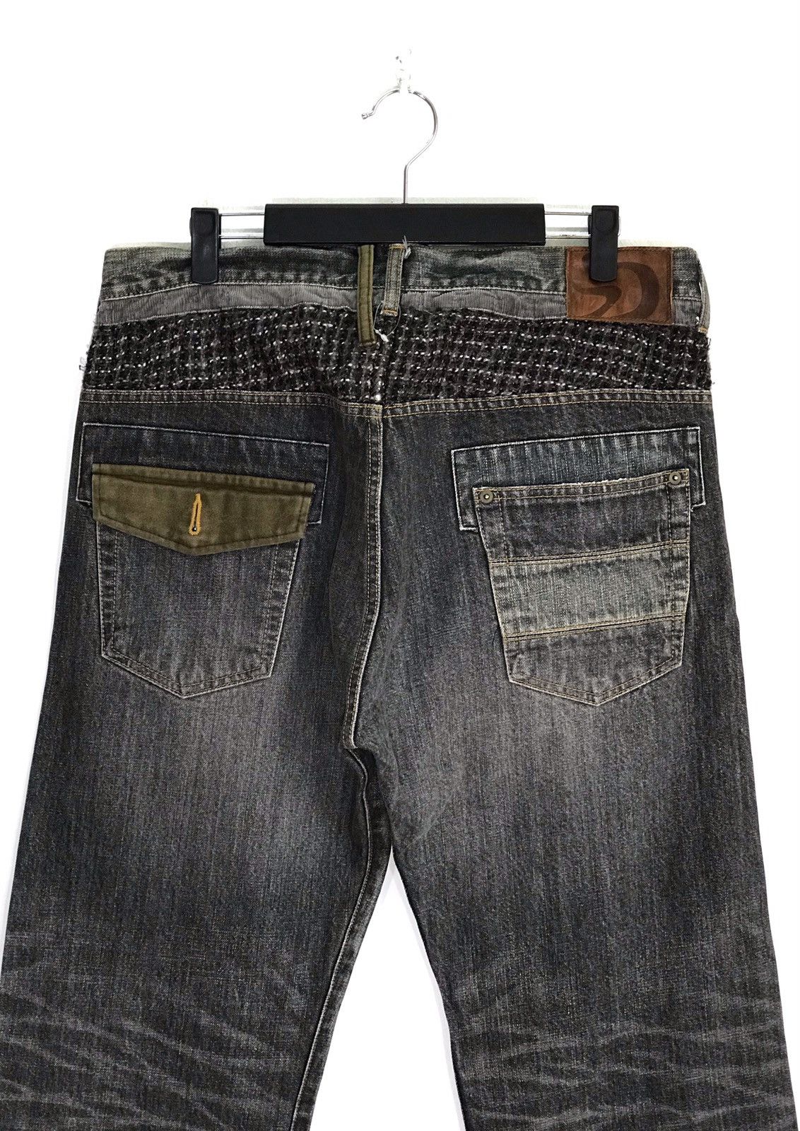 Japanese Brand Japanese Brand SHAPEL Patchwork Jeans Made in Japan Size US 33 - 7 Thumbnail