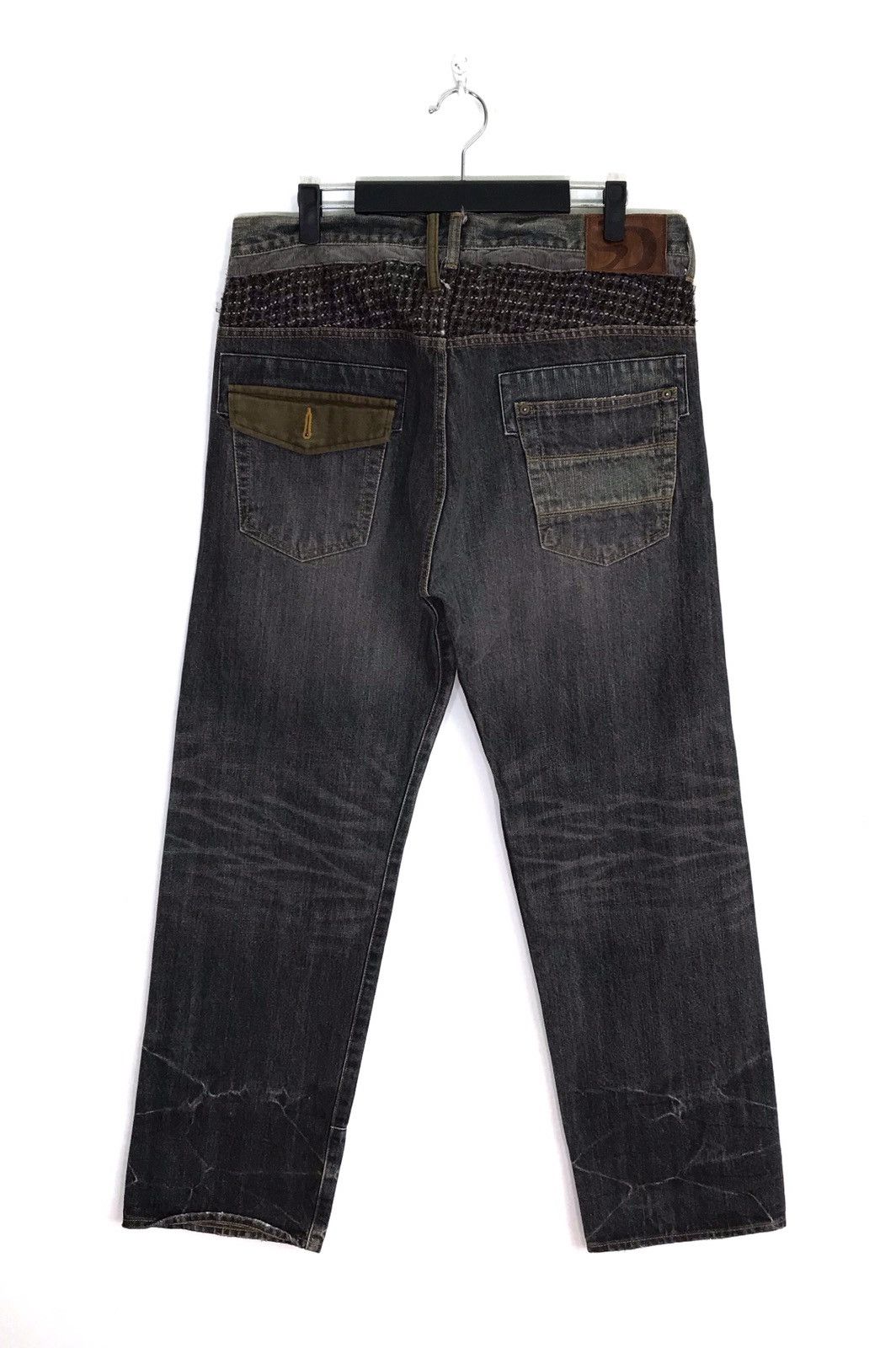 Japanese Brand Japanese Brand SHAPEL Patchwork Jeans Made in Japan Size US 33 - 4 Thumbnail