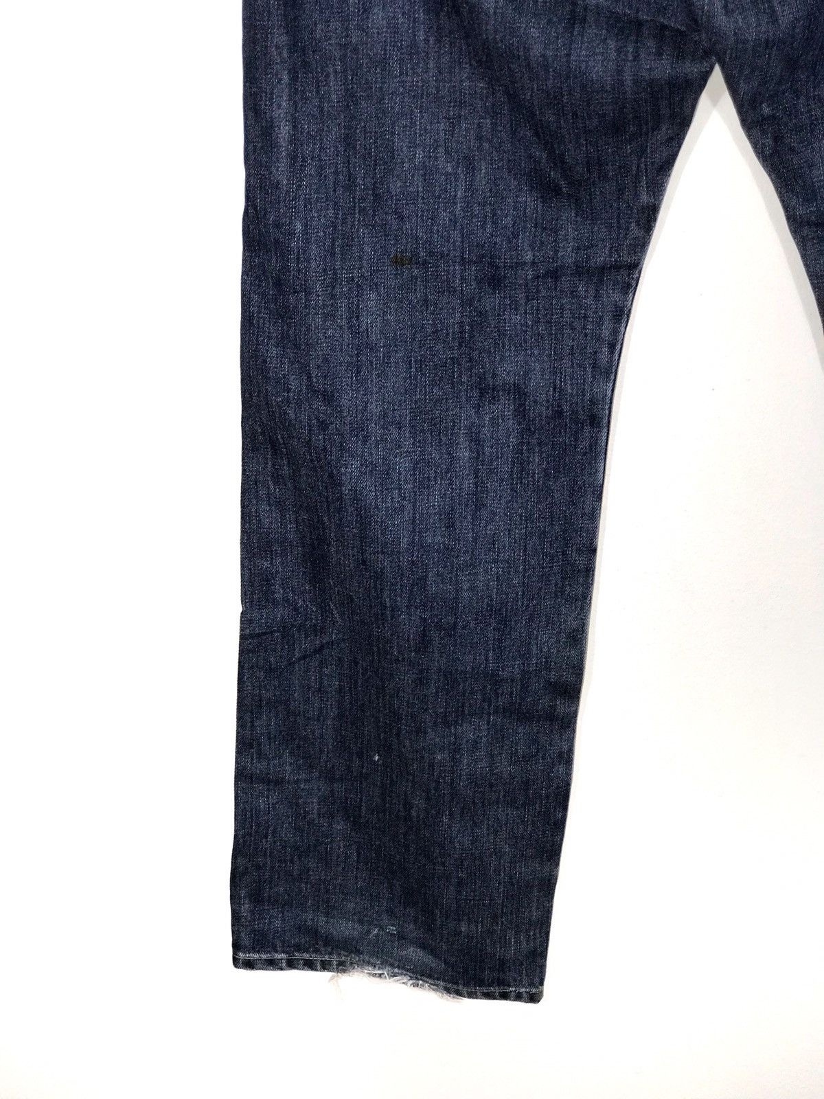 Japanese Brand japanese brand Patch Work Hickory Striped Denim Jeans Size US 31 - 8 Thumbnail