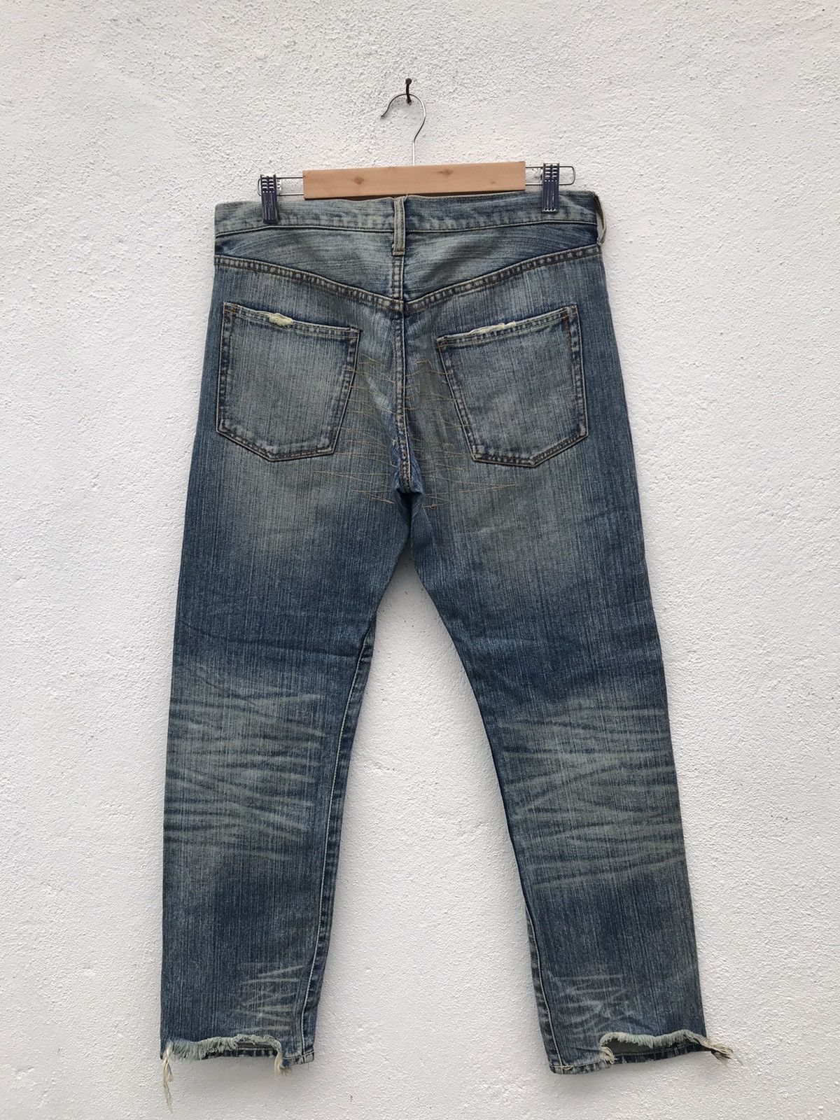 Japanese Brand Japanese Brand Patch Work Denim Jeans Size US 32 / EU 48 - 8 Thumbnail