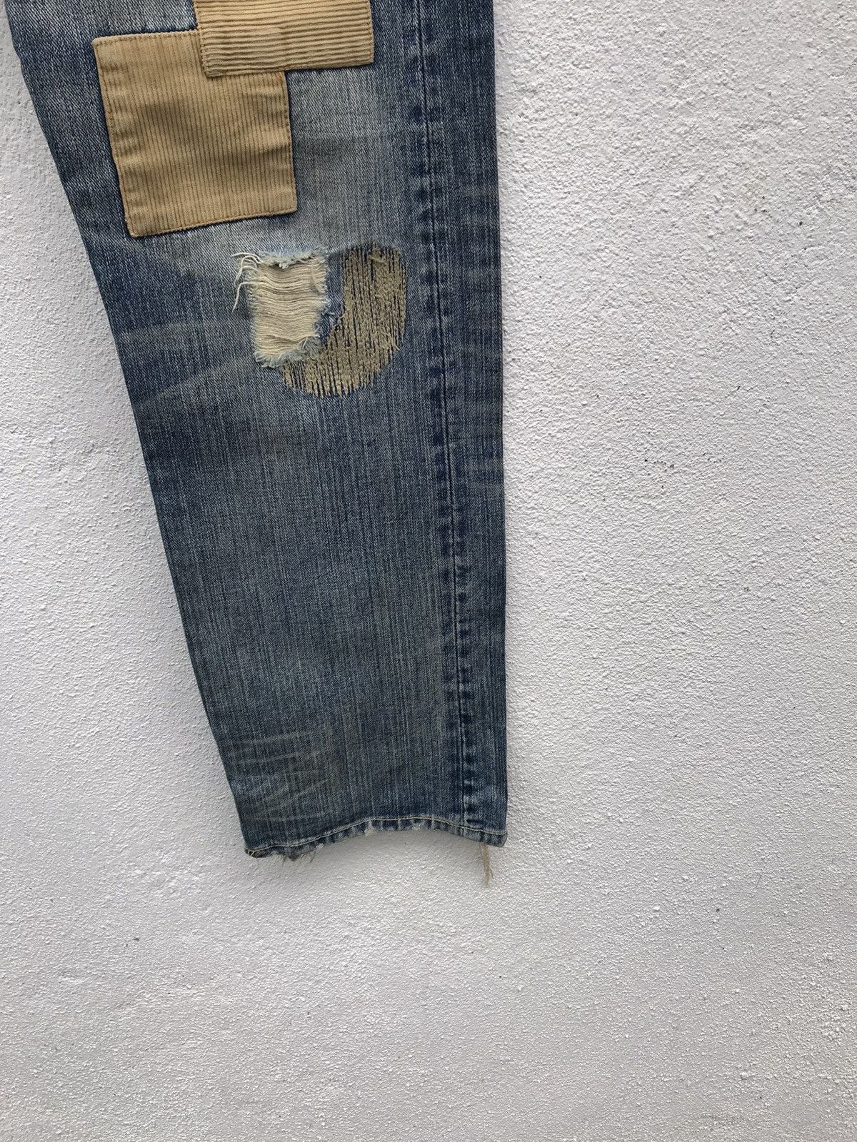 Japanese Brand Japanese Brand Patch Work Denim Jeans Size US 32 / EU 48 - 5 Thumbnail
