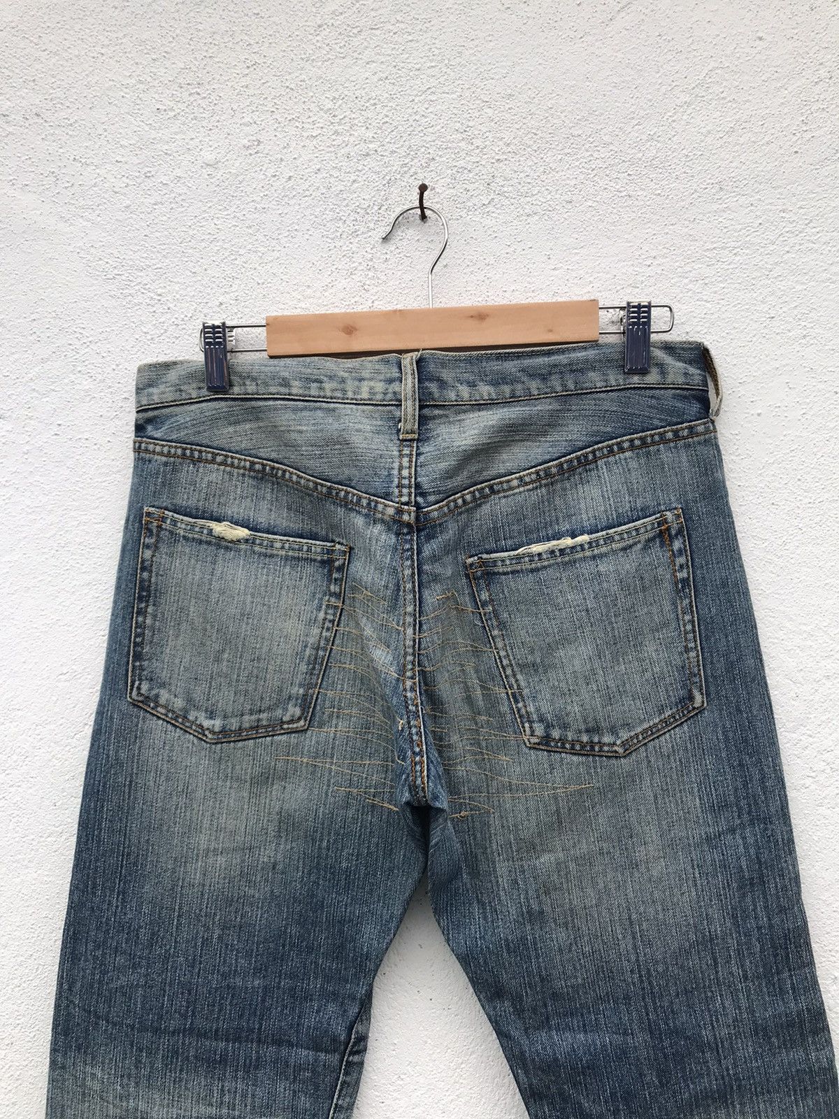 Japanese Brand Japanese Brand Patch Work Denim Jeans Size US 32 / EU 48 - 9 Thumbnail