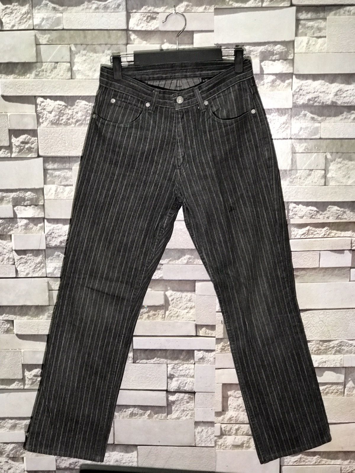 Big Smith Clothing Striped Jeans Made In Japan