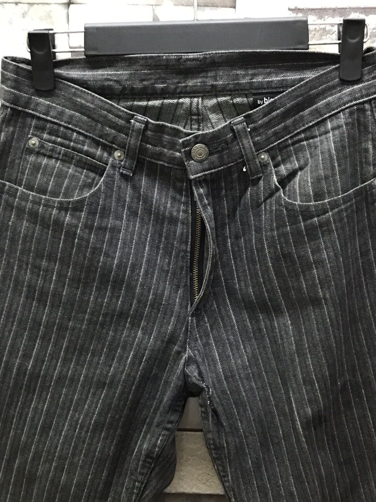 Japanese Brand Big Smith Clothing Striped Jeans Made In Japan Size US 28 / EU 44 - 4 Thumbnail