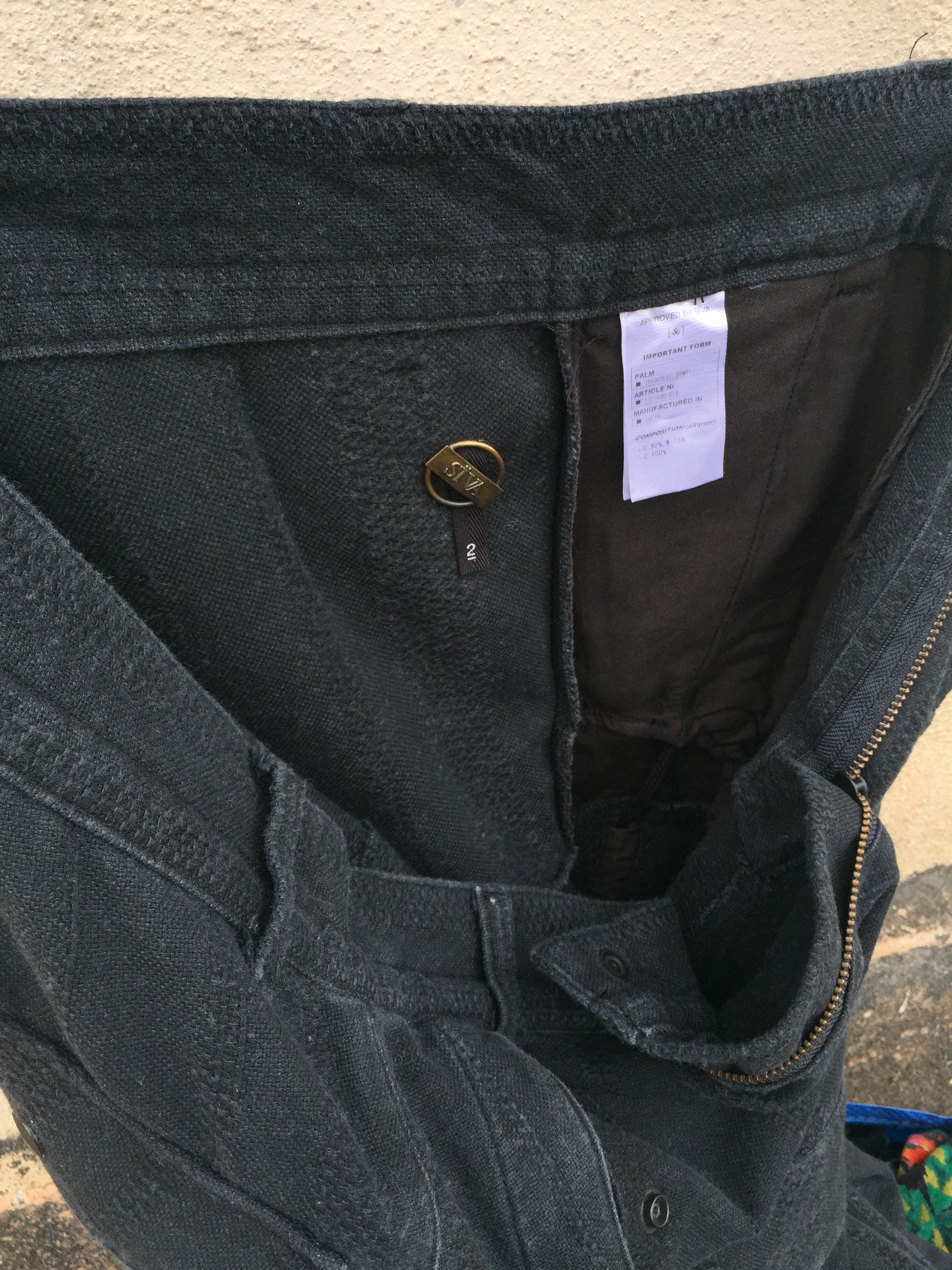 SIVA Siva 2013 Cold Symbiosis Unstructured Sackcloth Trouser Size US 34 / EU 50 - 19 Thumbnail