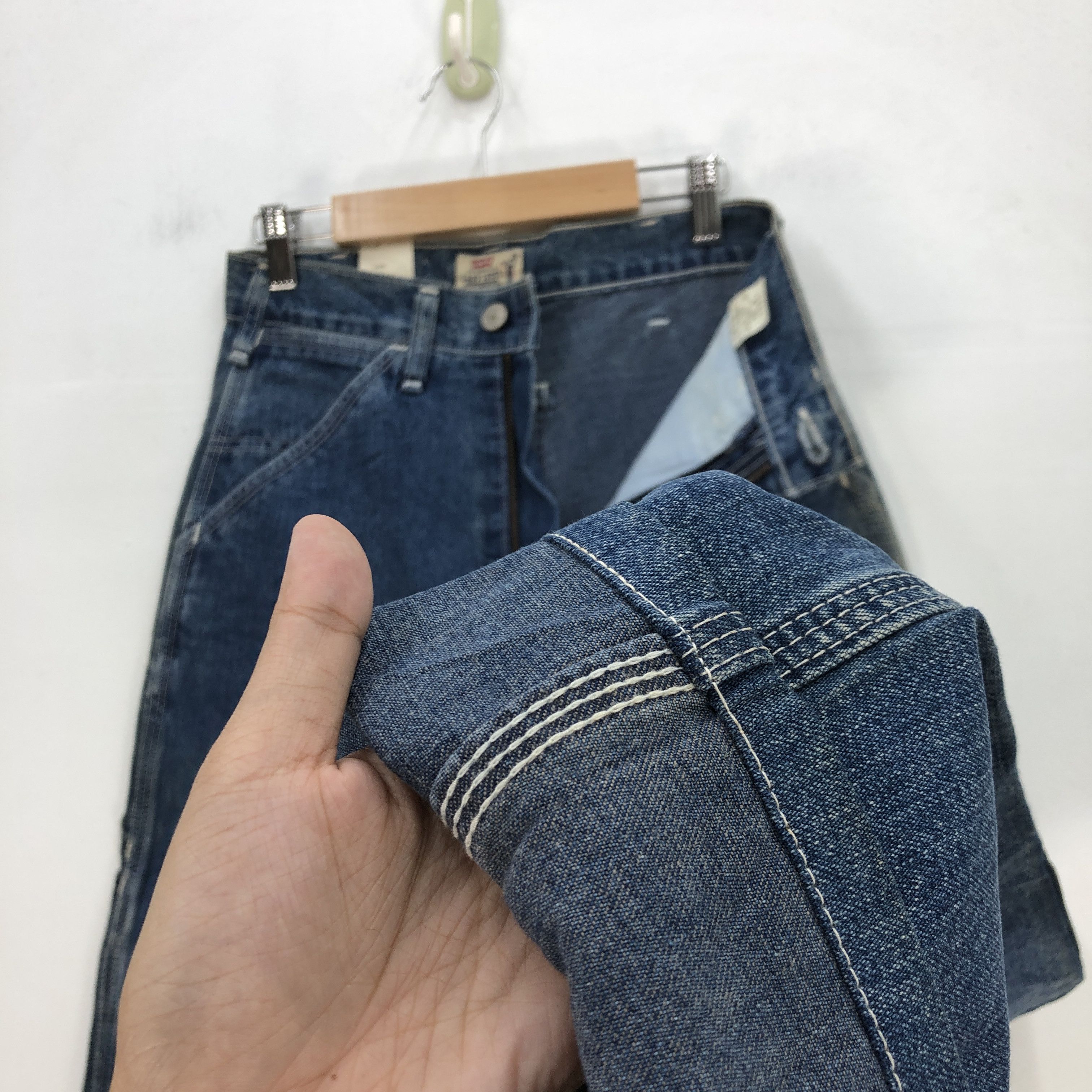Levi's Vintage NWT Levis Baggy Jeans Lady Overalls Denim Carpenter Size 24" / US 00 / IT 34 - 9 Thumbnail