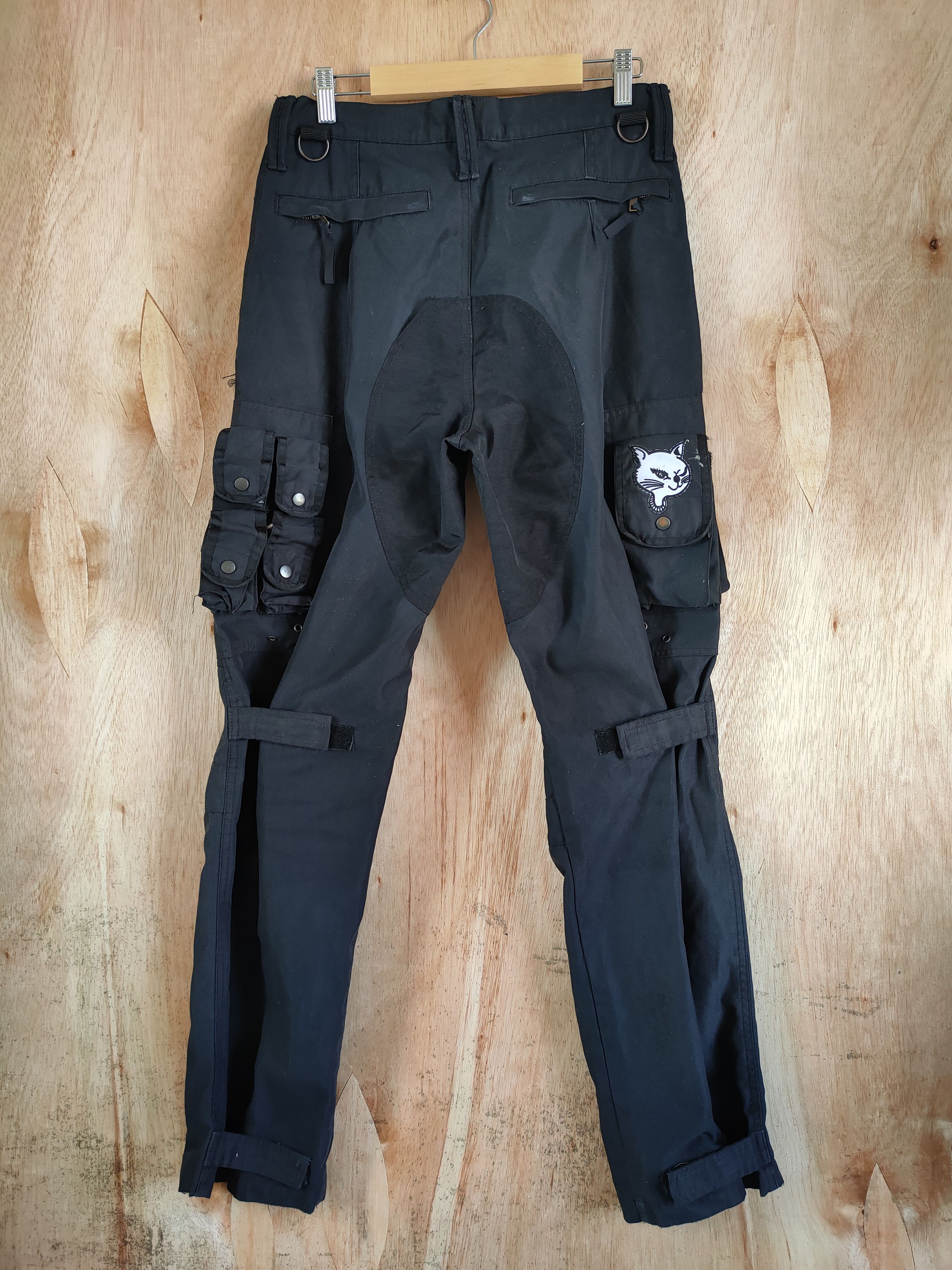 Japanese Brand P.D.W BONDAGE / PARACHUTE BAGGY CARGO PANTS/ MULTIPOCKET Size US 31 - 5 Thumbnail
