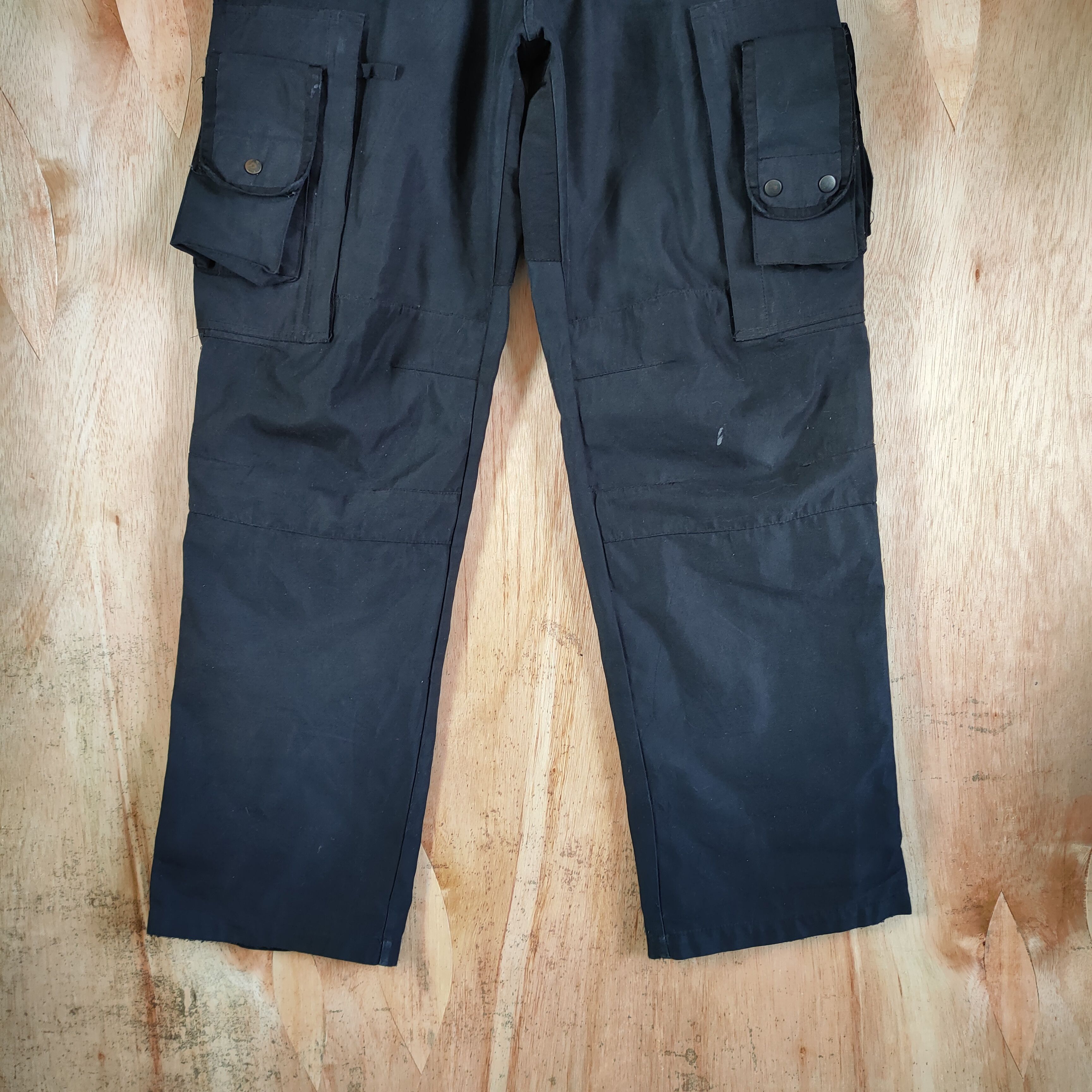 Japanese Brand P.D.W BONDAGE / PARACHUTE BAGGY CARGO PANTS/ MULTIPOCKET Size US 31 - 9 Thumbnail