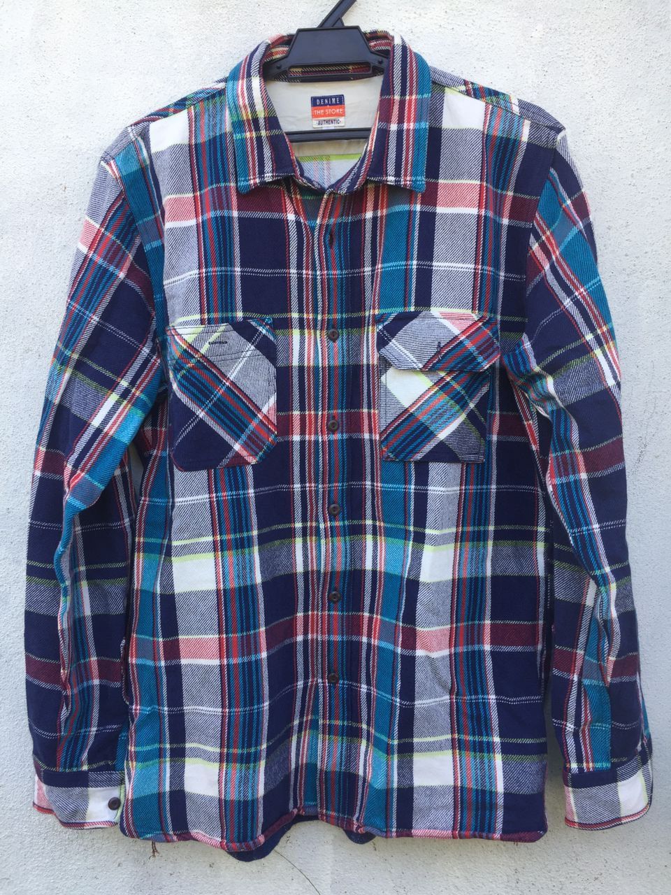 Denime Denime - Hard Cotton Flannel Shirt Size US L / EU 52-54 / 3 - 1 Thumbnail