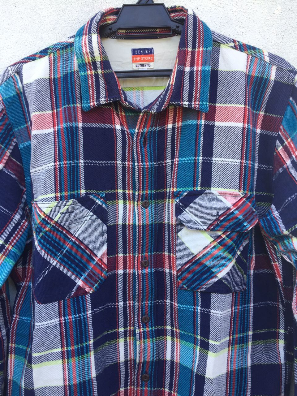 Denime Denime - Hard Cotton Flannel Shirt Size US L / EU 52-54 / 3 - 2 Thumbnail