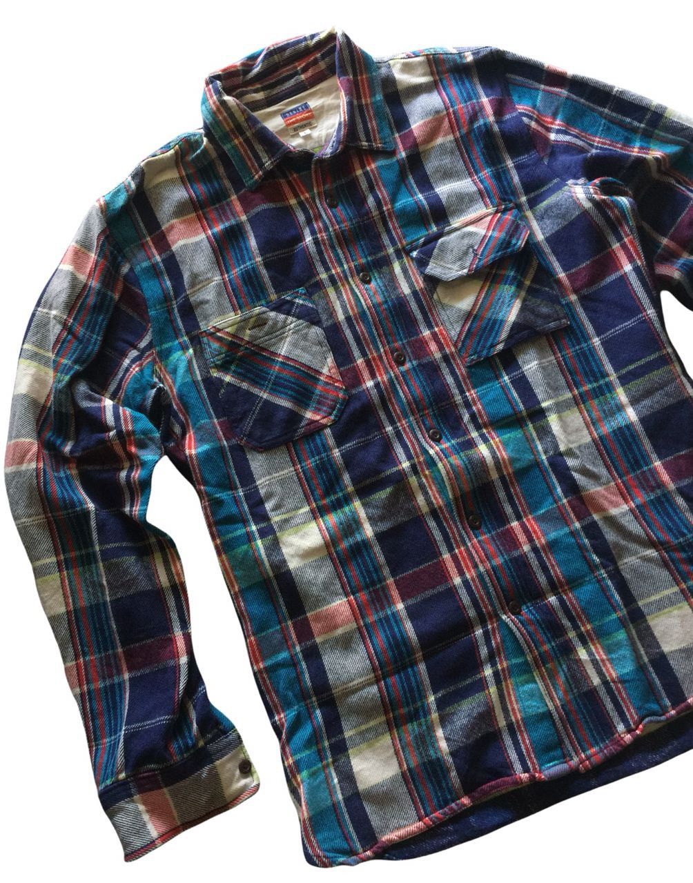 Denime Denime - Hard Cotton Flannel Shirt Size US L / EU 52-54 / 3 - 6 Thumbnail