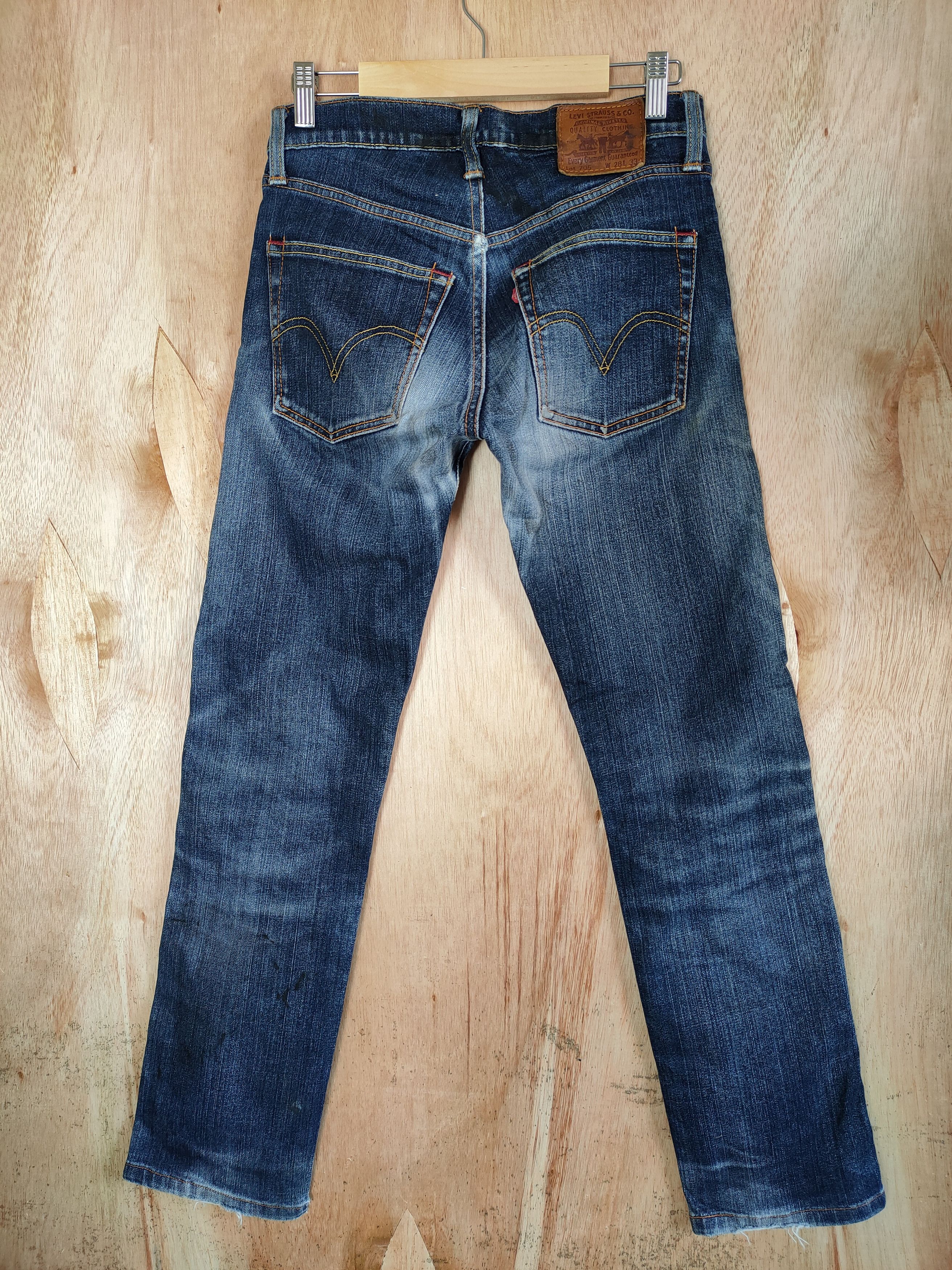 Levi's × Levi's Vintage Clothing LEVI'S JEANS DENIM /DISTRESSED KNEE Size US 28 / EU 44 - 6 Thumbnail