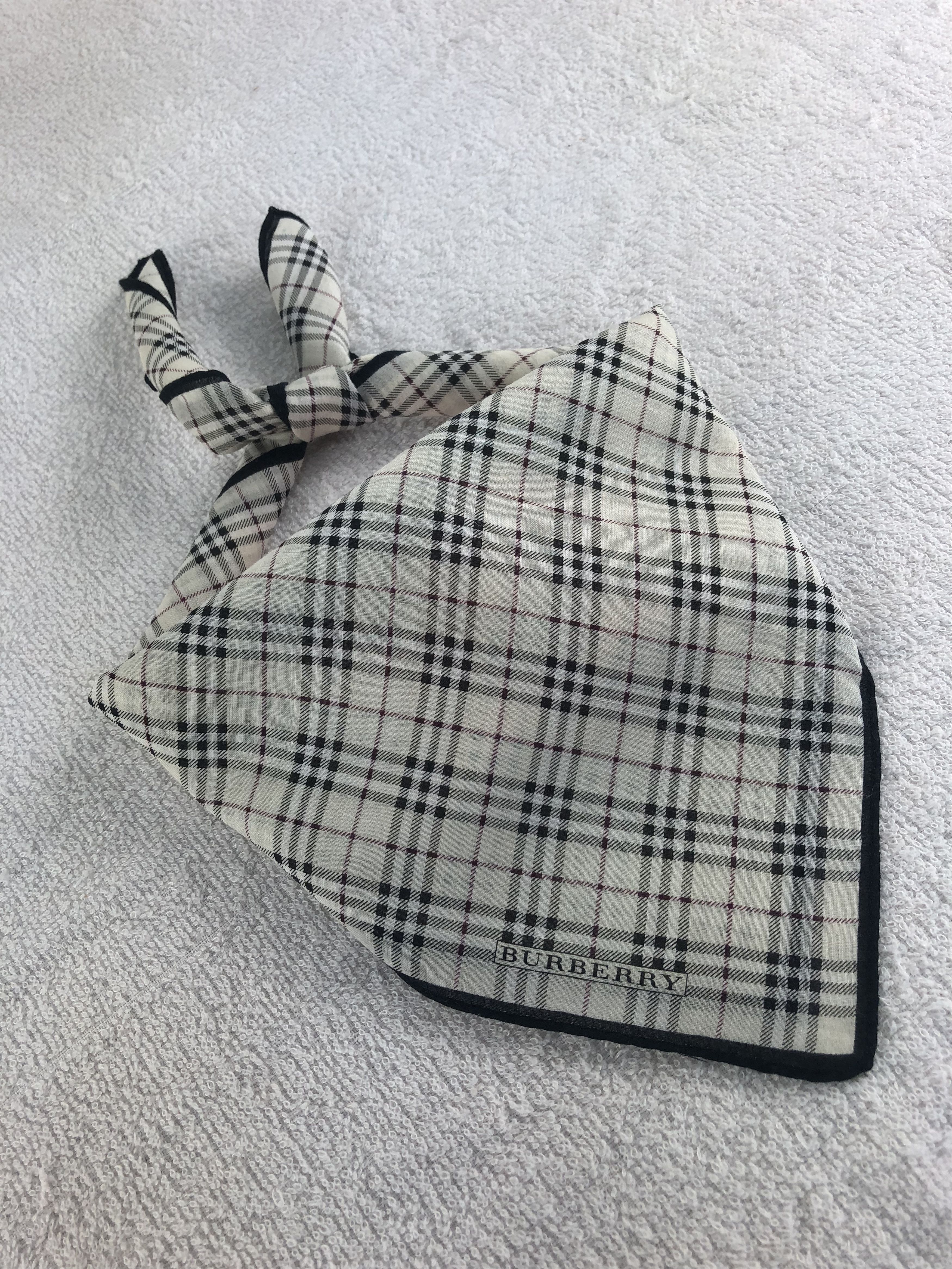 Burberry Burberry Handkerchief / Bandana / Neckerchief C069 Size ONE SIZE - 2 Thumbnail