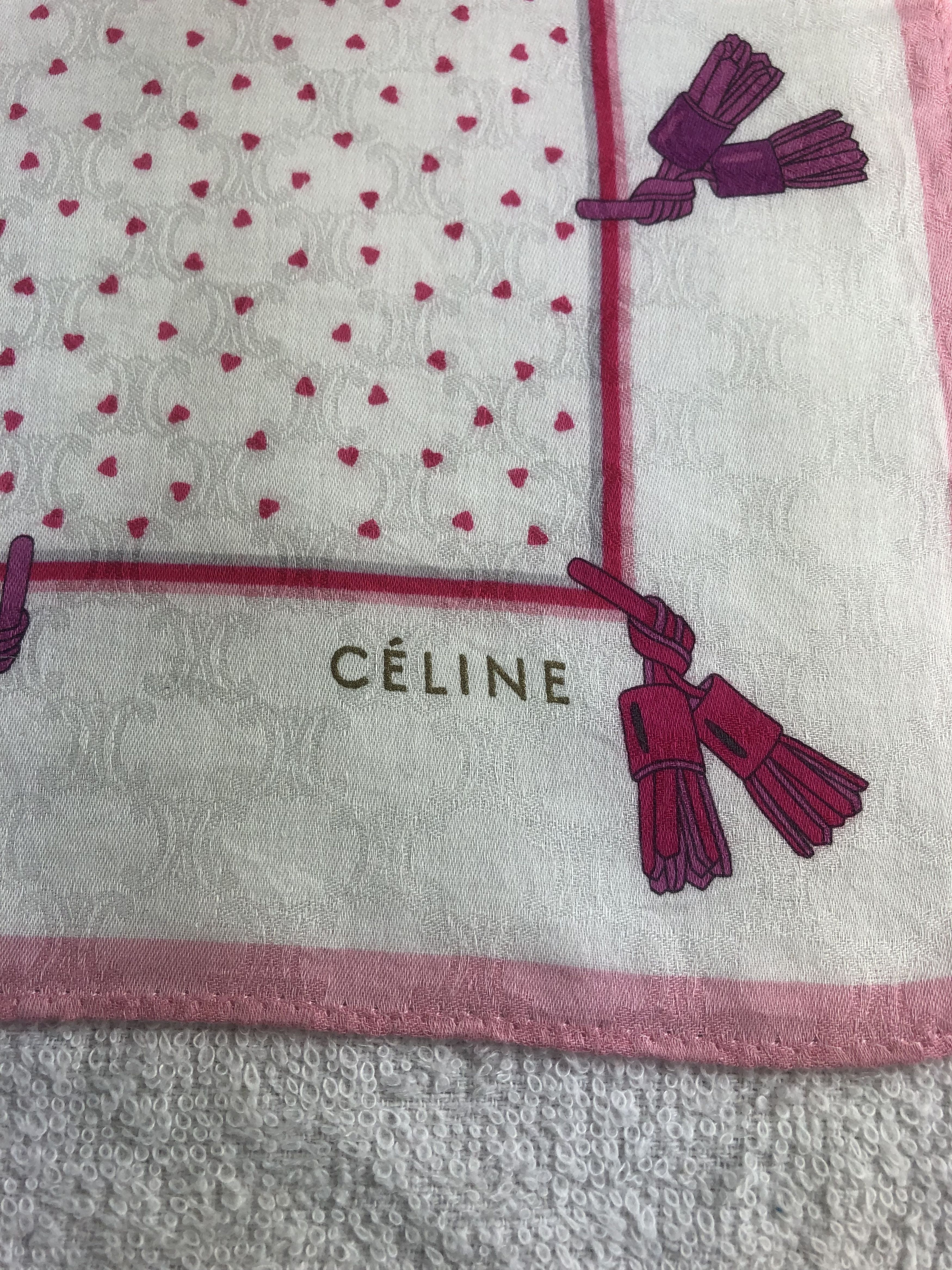Celine Celine Handkerchief / Bandana / Neckerchief C066 Size ONE SIZE - 5 Thumbnail
