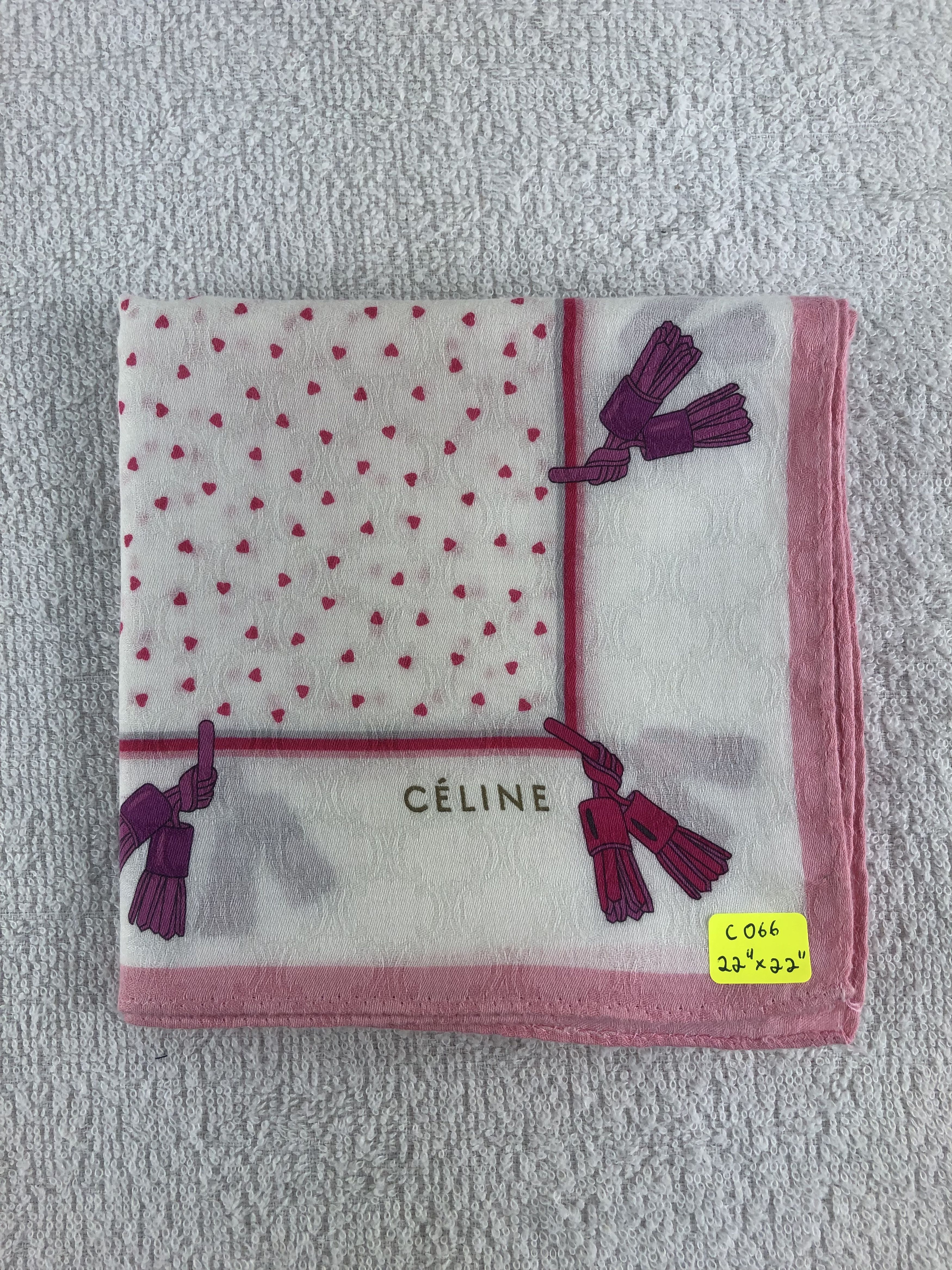 Celine Celine Handkerchief / Bandana / Neckerchief C066 Size ONE SIZE - 6 Thumbnail