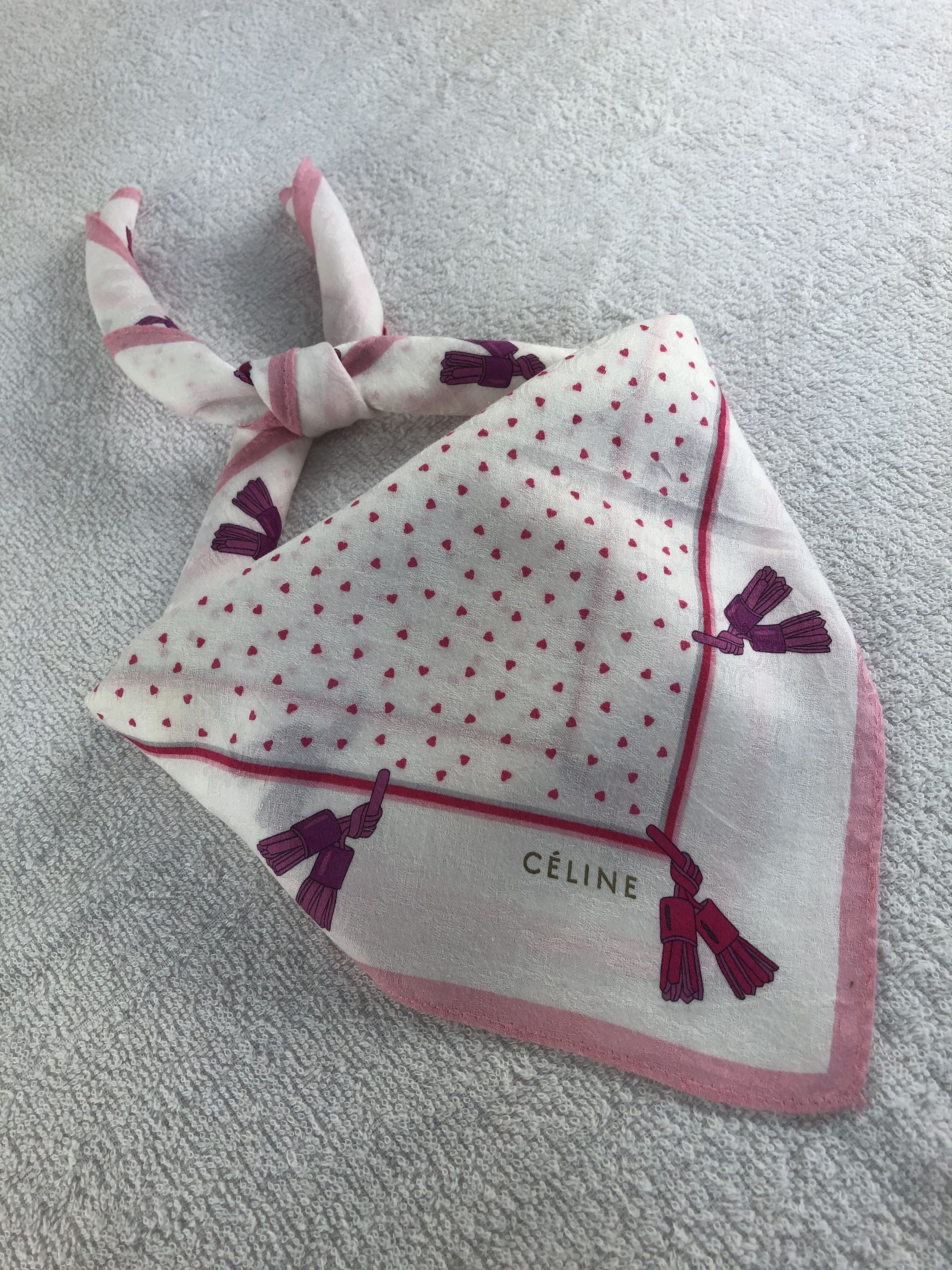 Celine Celine Handkerchief / Bandana / Neckerchief C066 Size ONE SIZE - 2 Thumbnail
