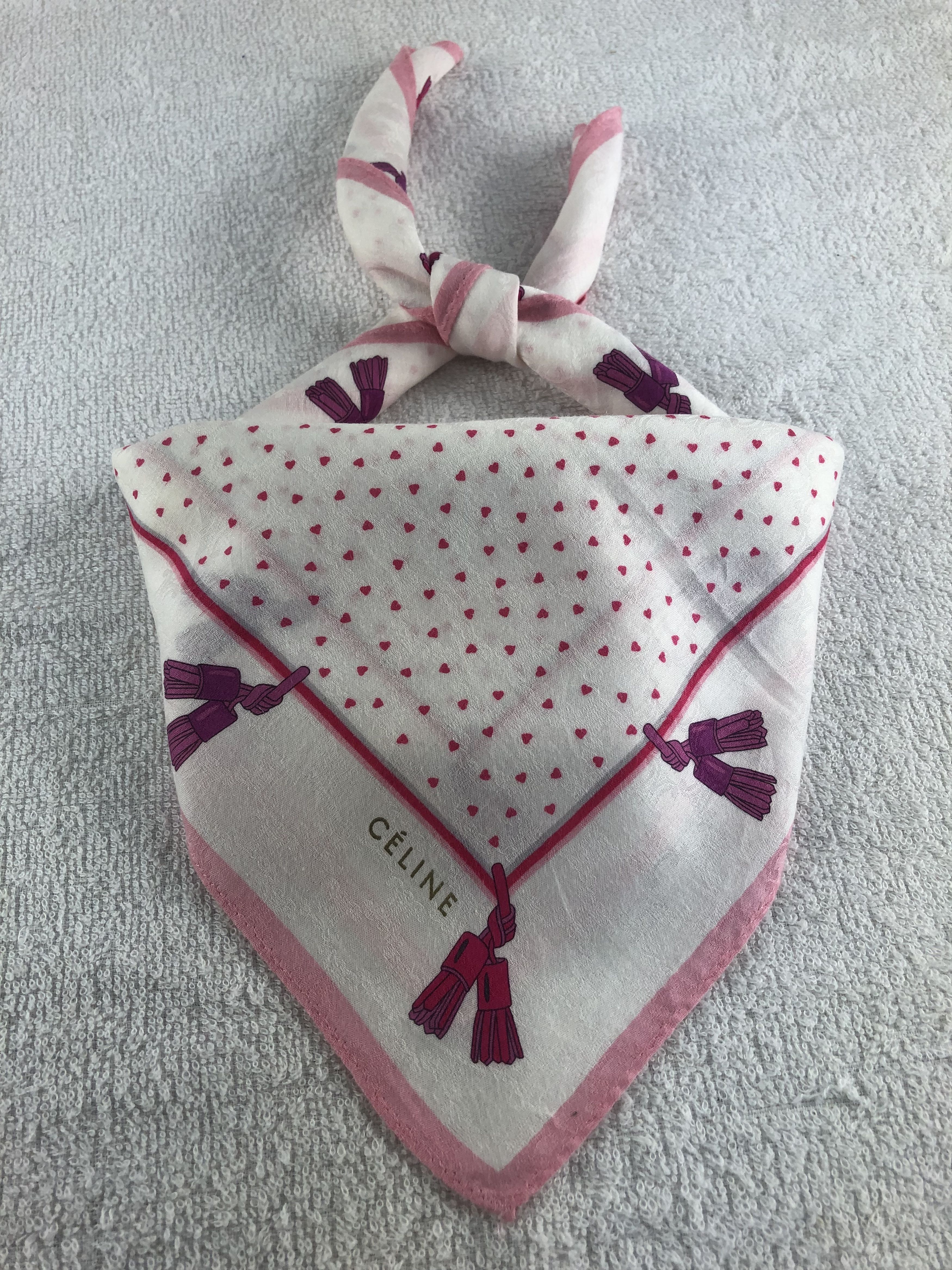 Celine Celine Handkerchief / Bandana / Neckerchief C066 Size ONE SIZE - 1 Thumbnail