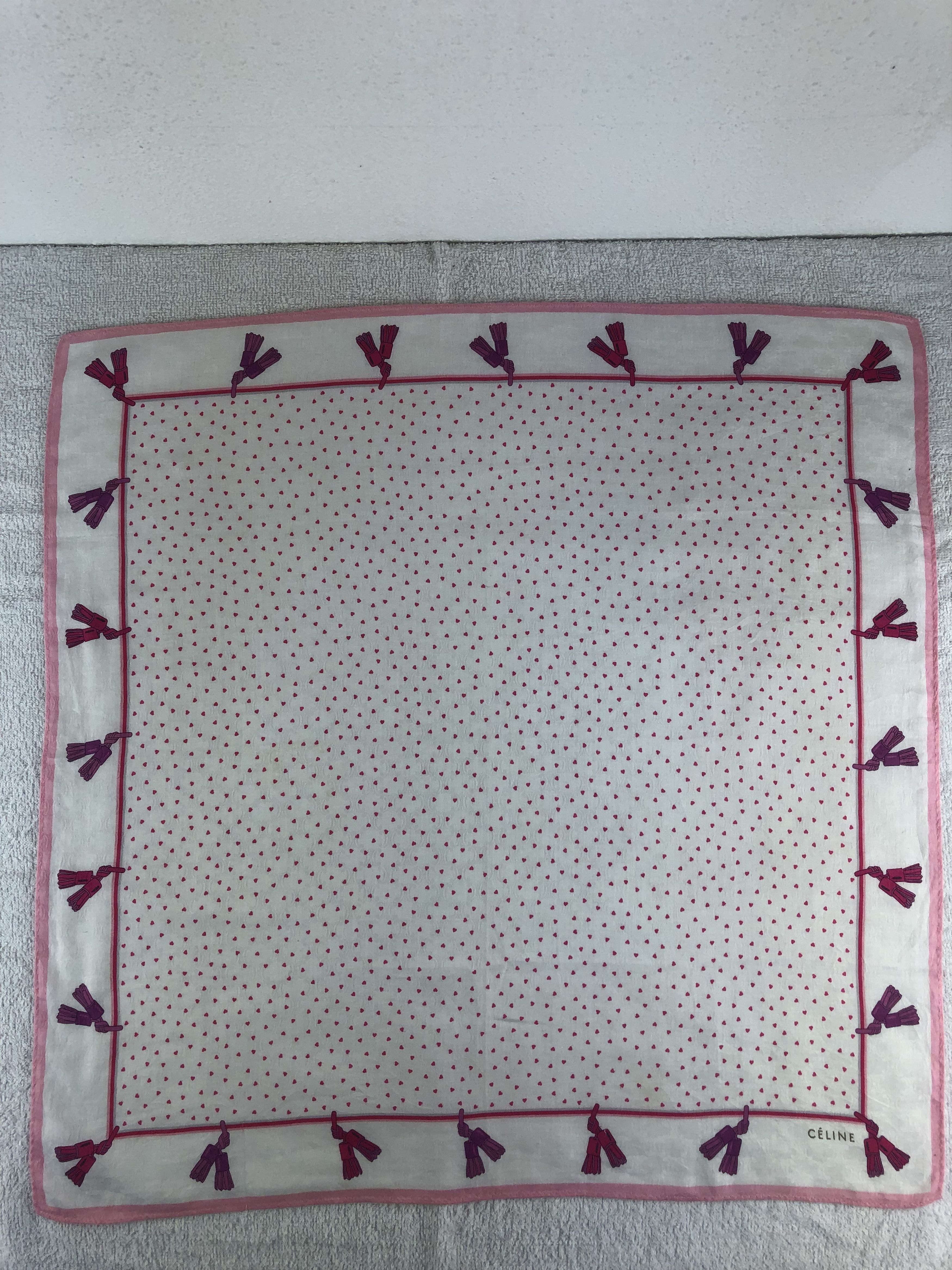 Celine Celine Handkerchief / Bandana / Neckerchief C066 Size ONE SIZE - 3 Thumbnail