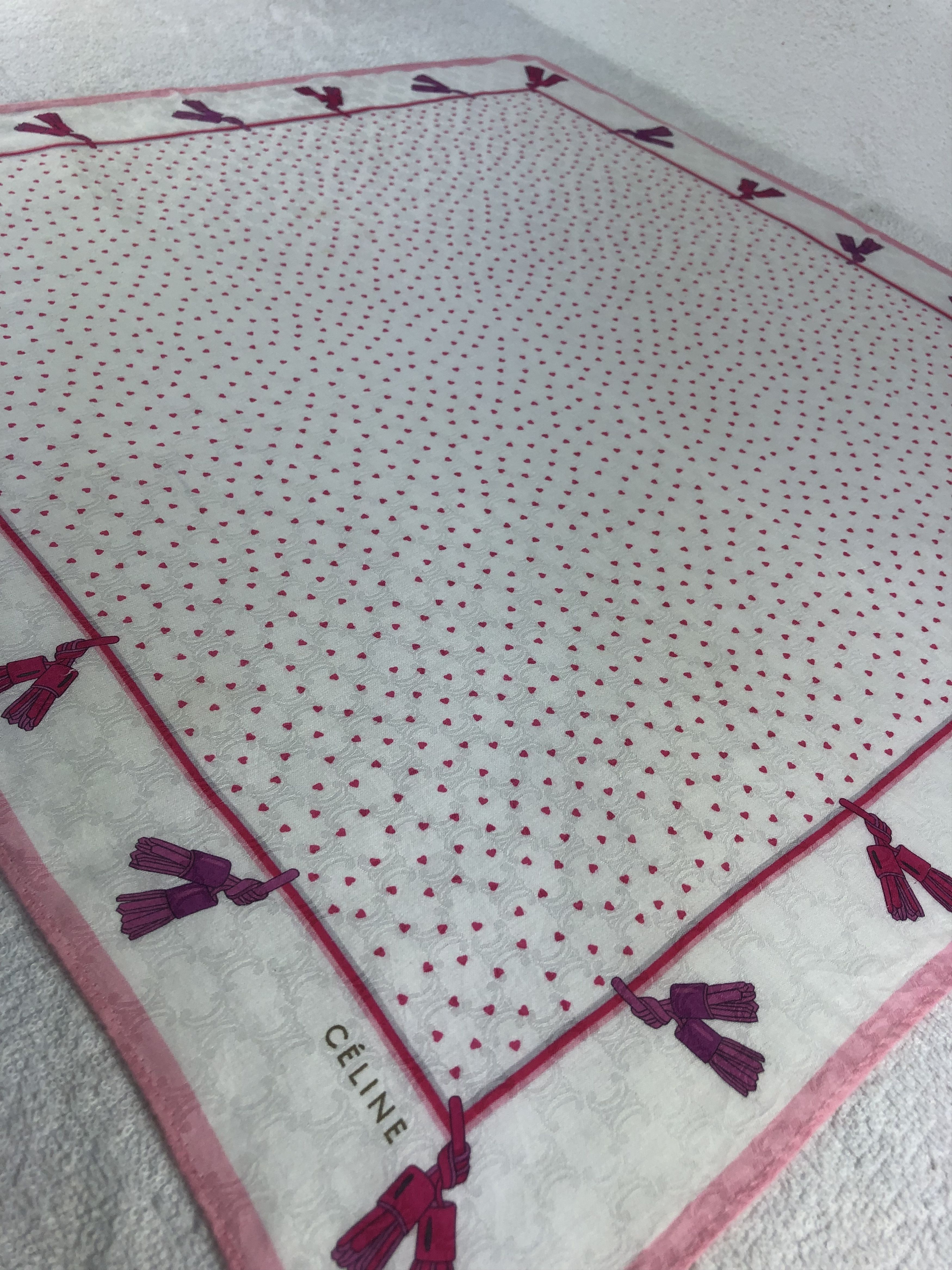 Celine Celine Handkerchief / Bandana / Neckerchief C066 Size ONE SIZE - 4 Thumbnail