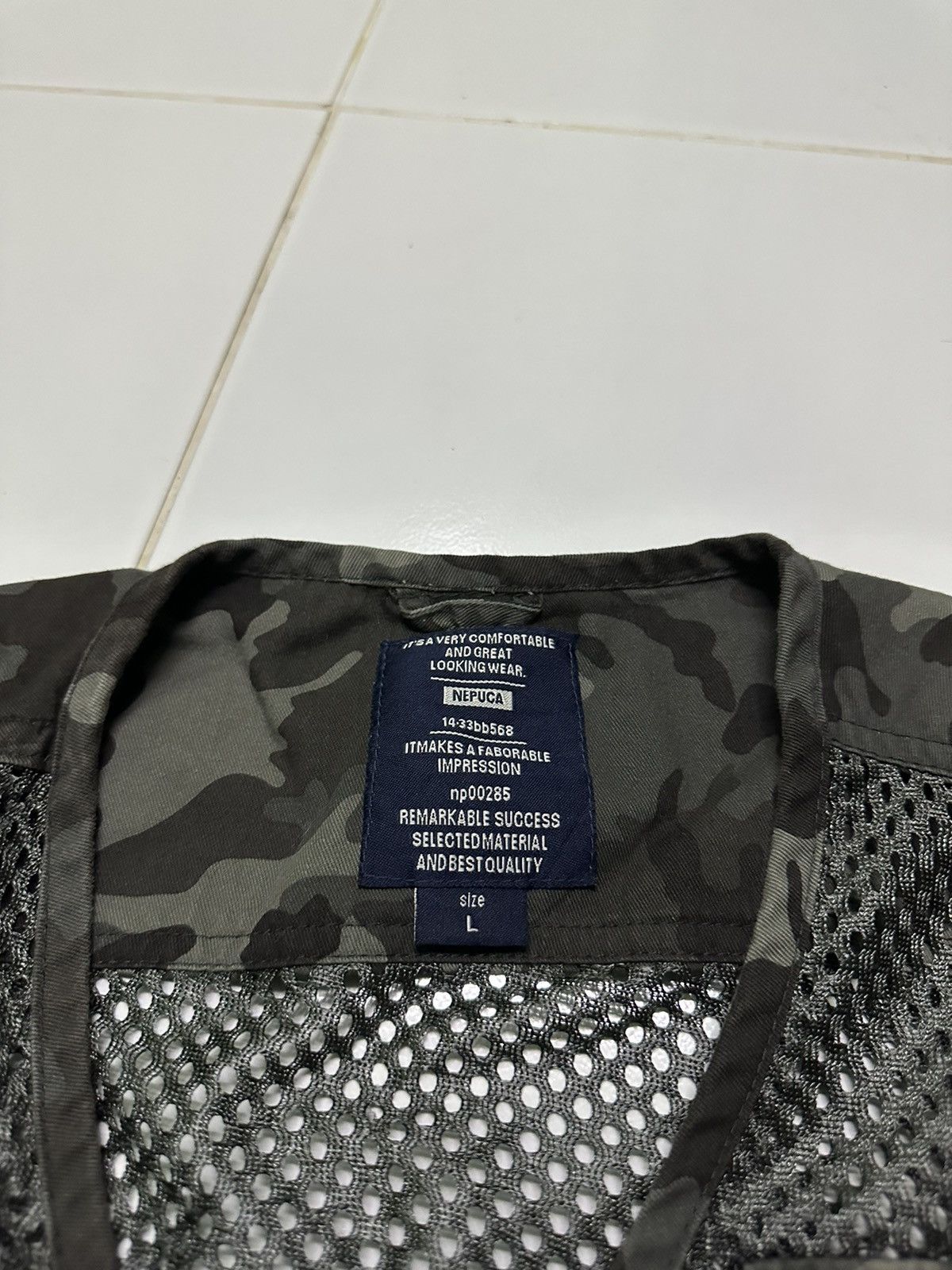Japanese Brand Nepuca camo tactical fishing vest Size US L / EU 52-54 / 3 - 3 Thumbnail