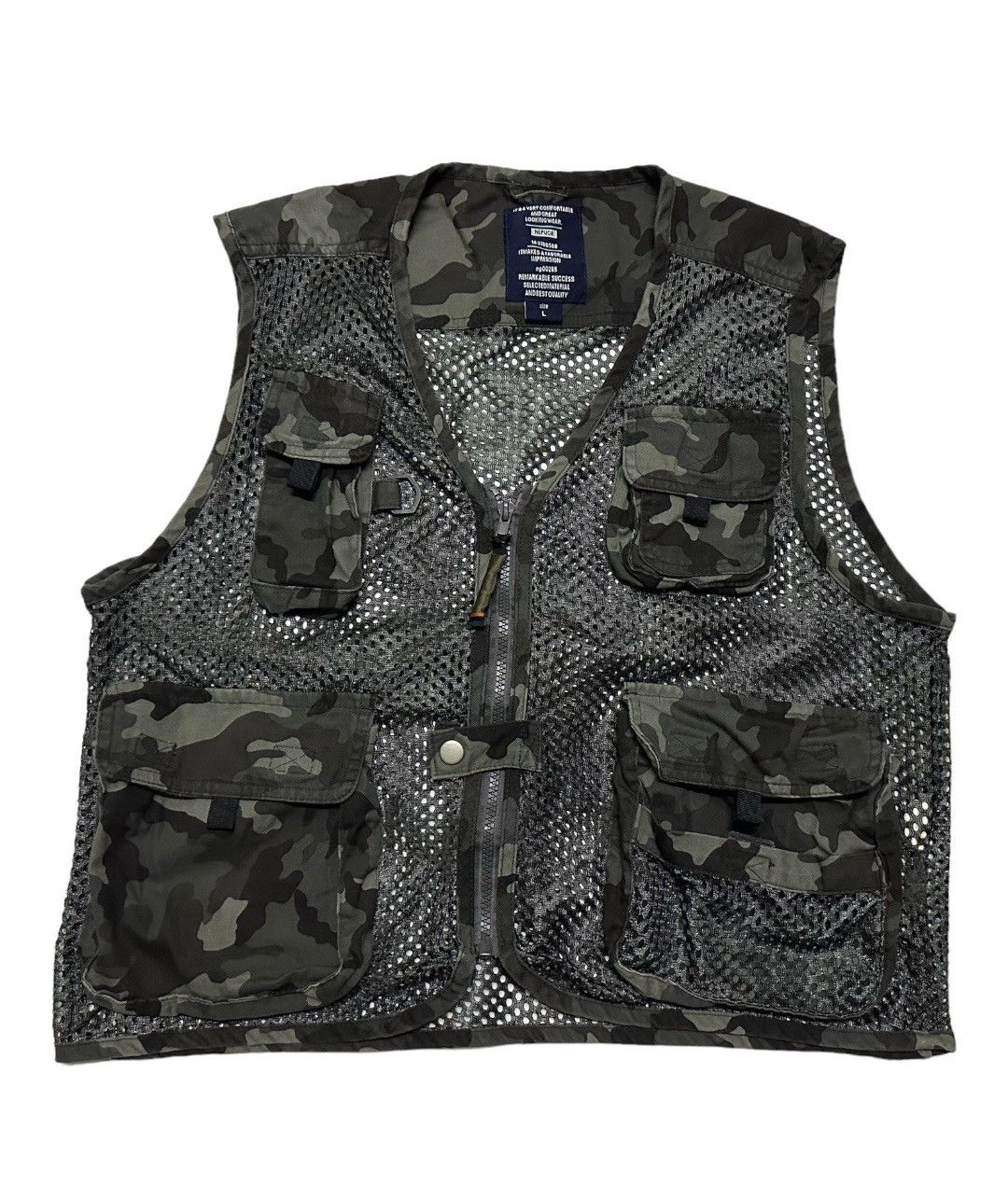 Japanese Brand Nepuca camo tactical fishing vest Size US L / EU 52-54 / 3 - 1 Thumbnail