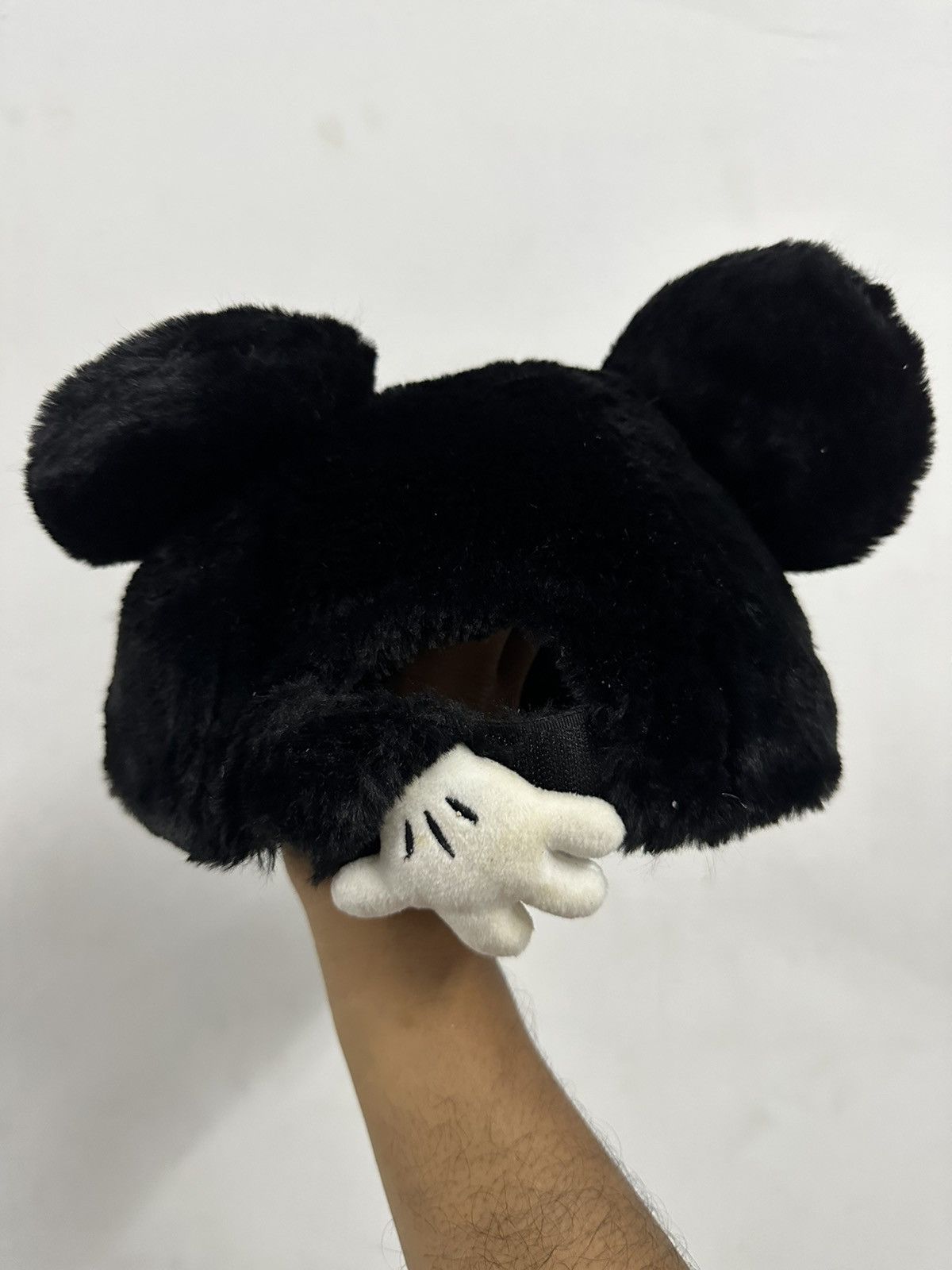 Disney × Mickey Mouse × Vintage Mickey Mouse Fur Mouse Ear Hat Size ONE SIZE - 4 Thumbnail