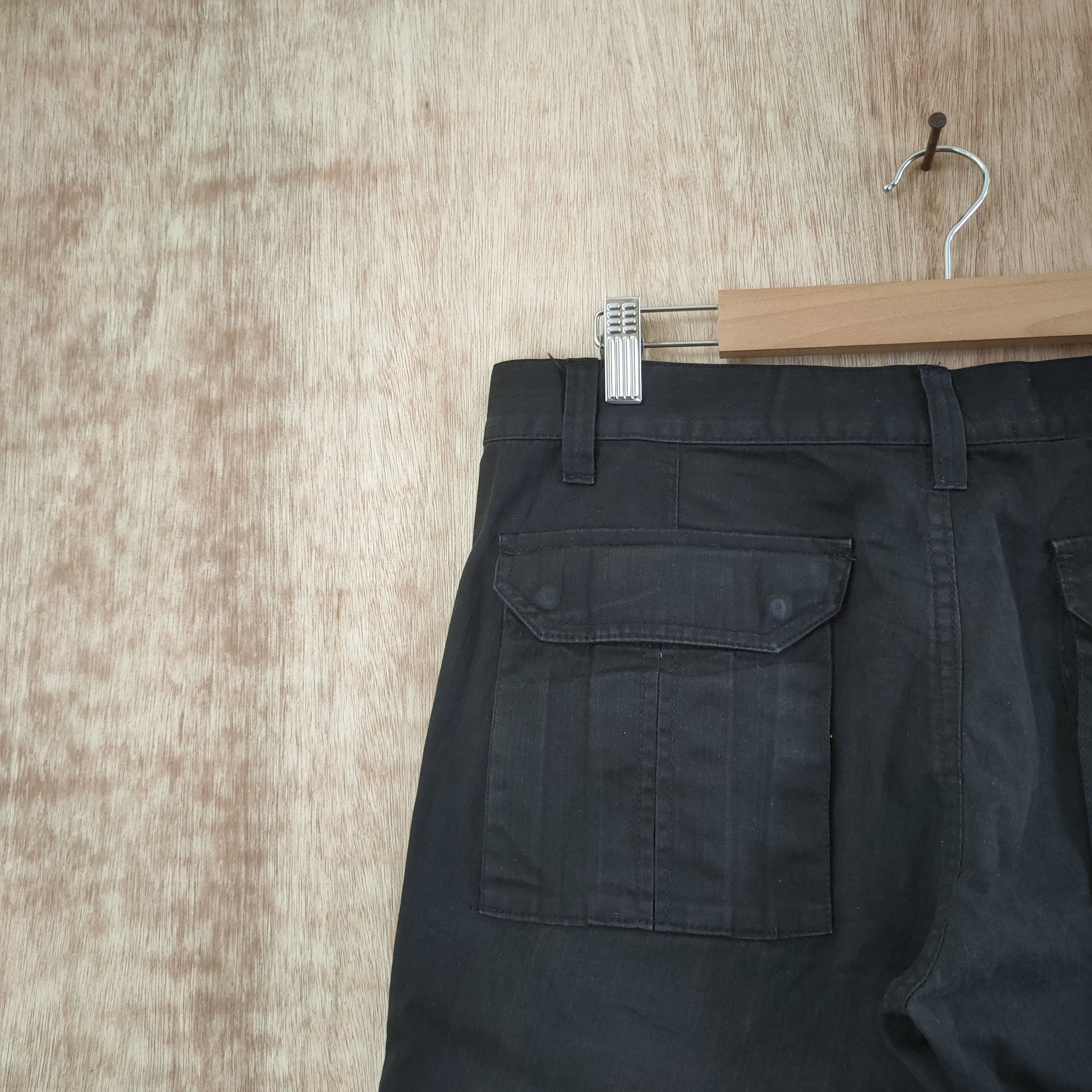 Takeo Kikuchi VINTAGE BLACK TAKEO KIKUCHI CARGO PANTS Size US 32 / EU 48 - 11 Thumbnail
