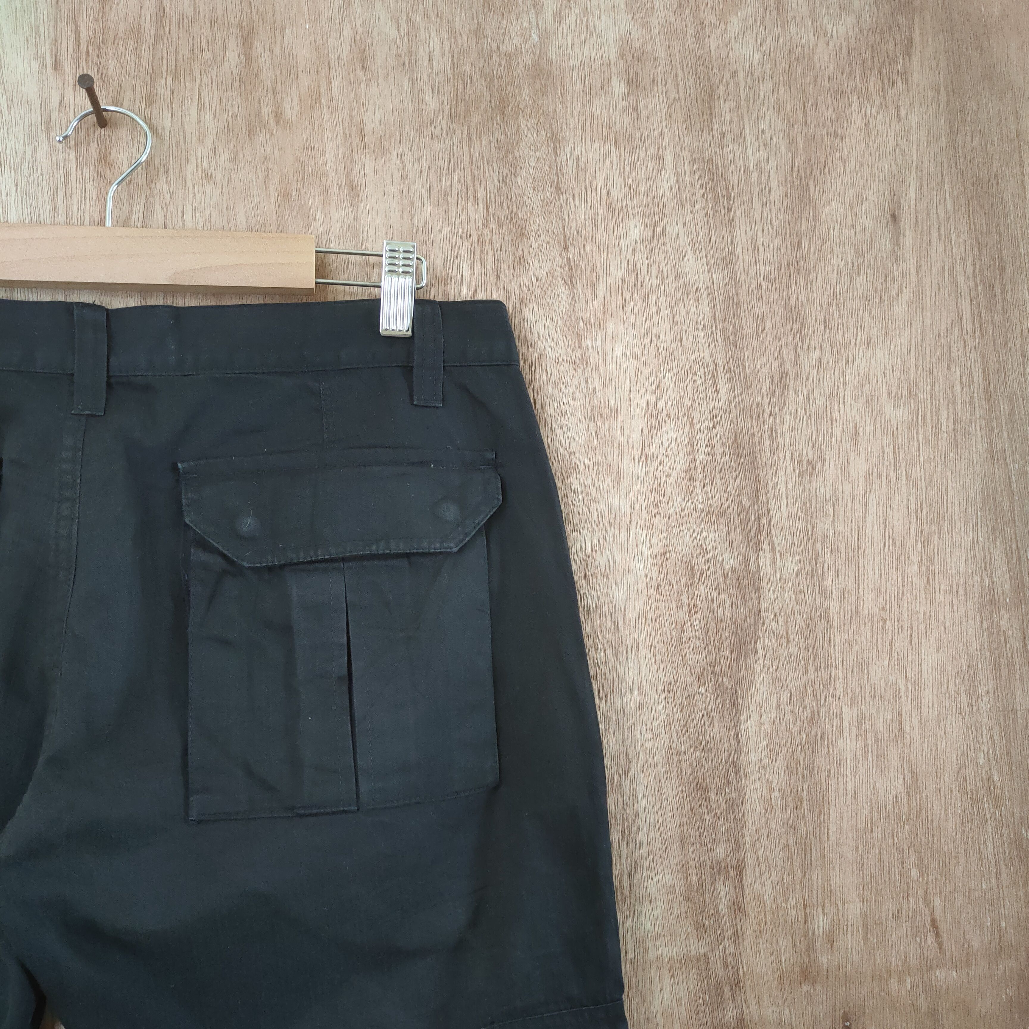 Takeo Kikuchi VINTAGE BLACK TAKEO KIKUCHI CARGO PANTS Size US 32 / EU 48 - 12 Thumbnail